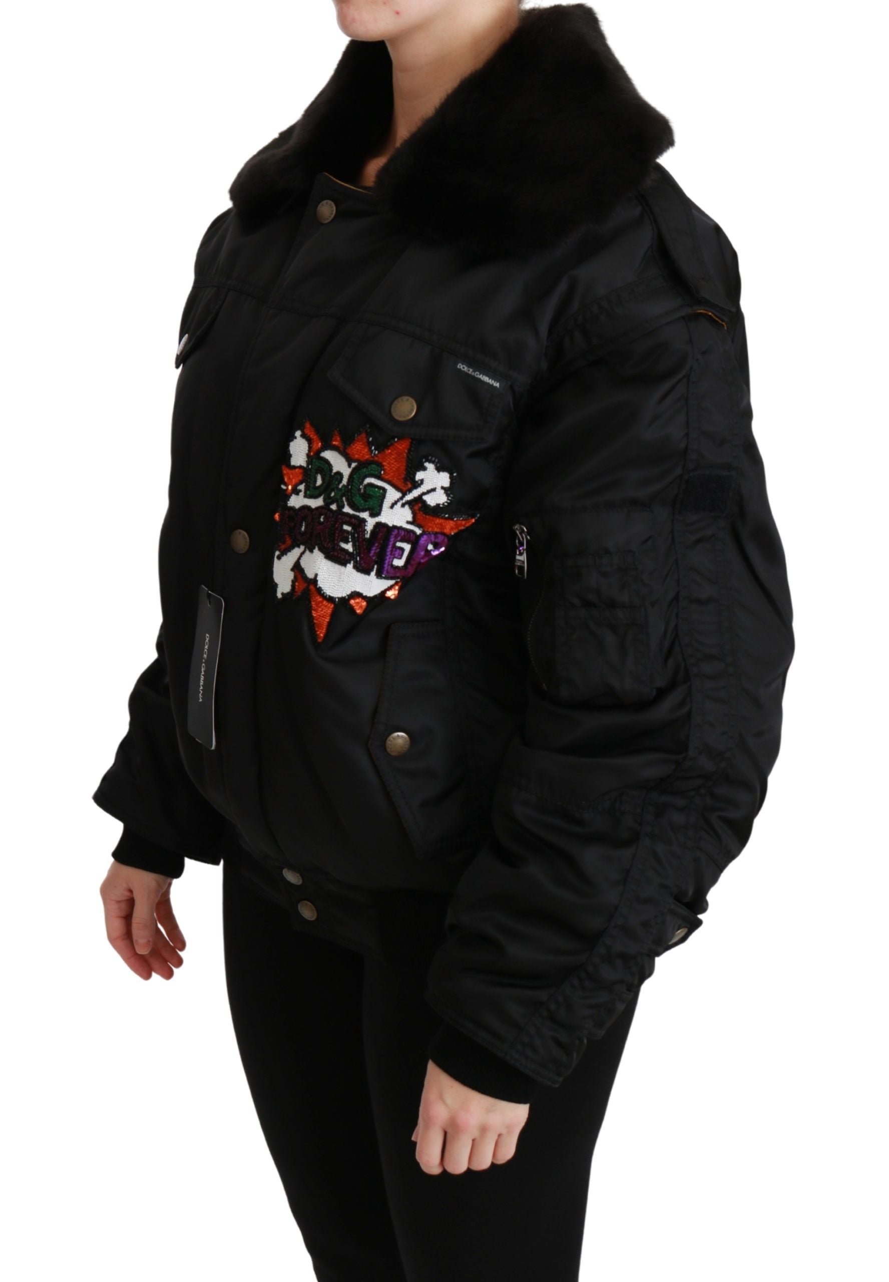 Veste bomber Dolce & Gabbana noire