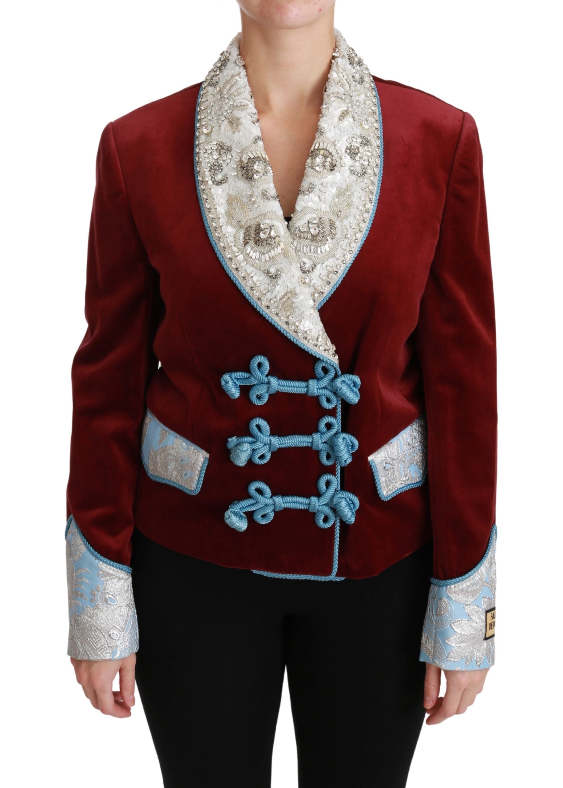 Blazer Dolce & Gabbana baroque rouge