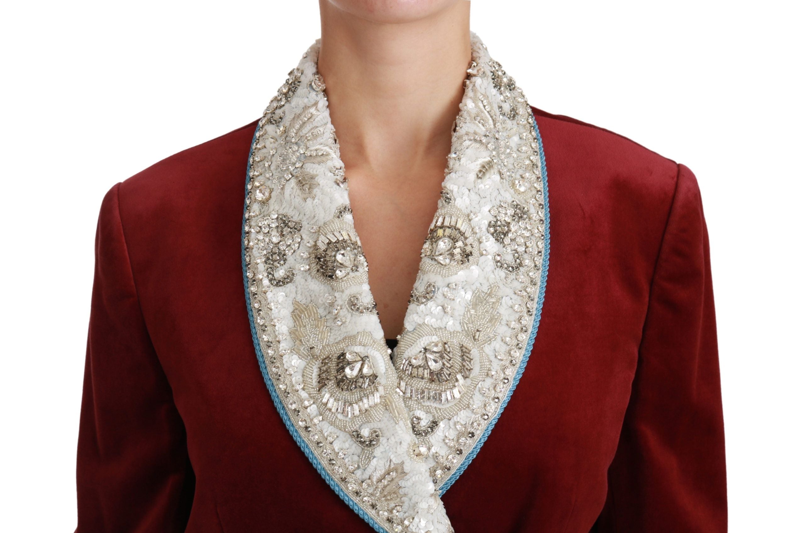 Blazer Dolce & Gabbana baroque rouge