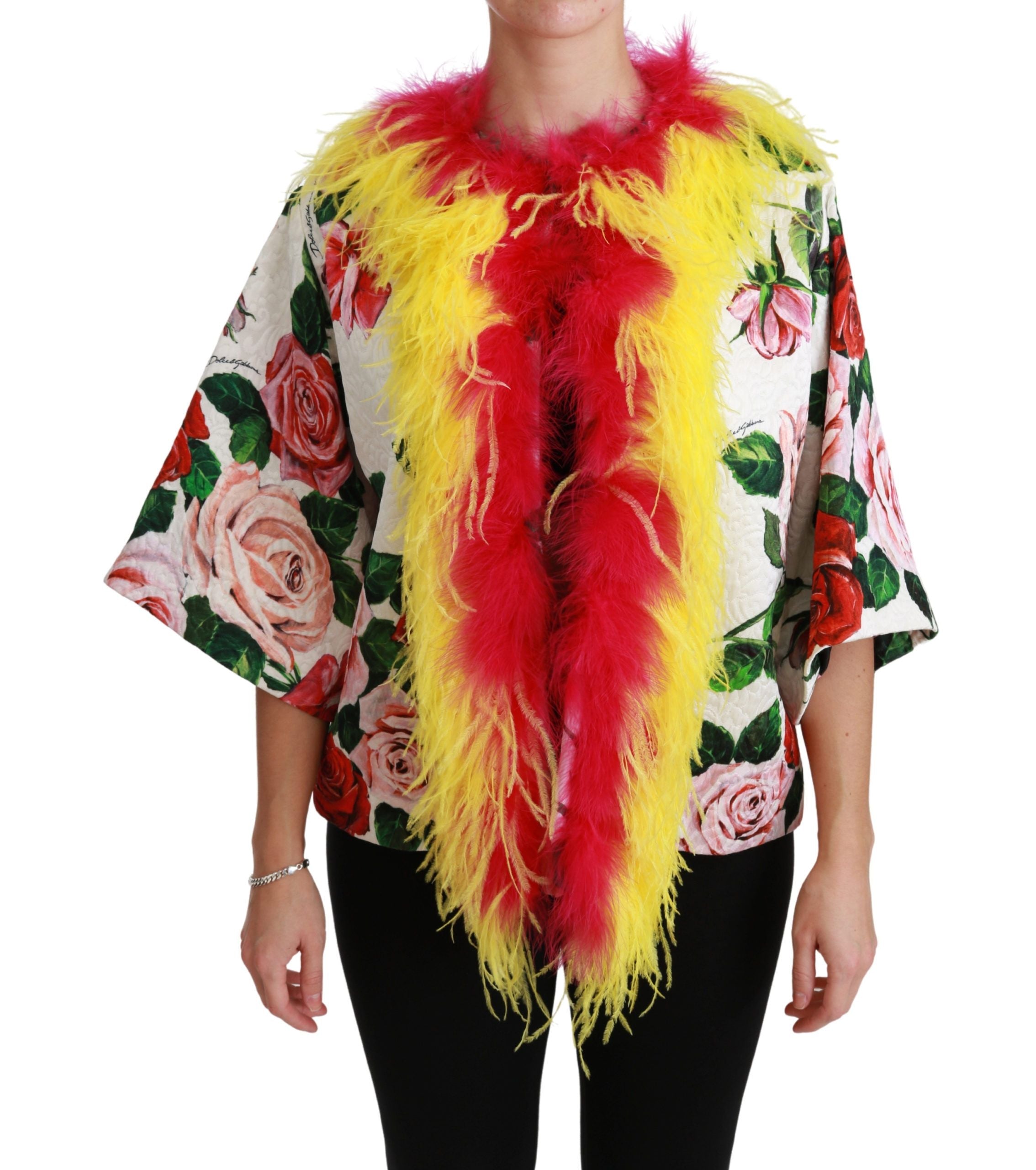 Veste Dolce & Gabbana cape blanche