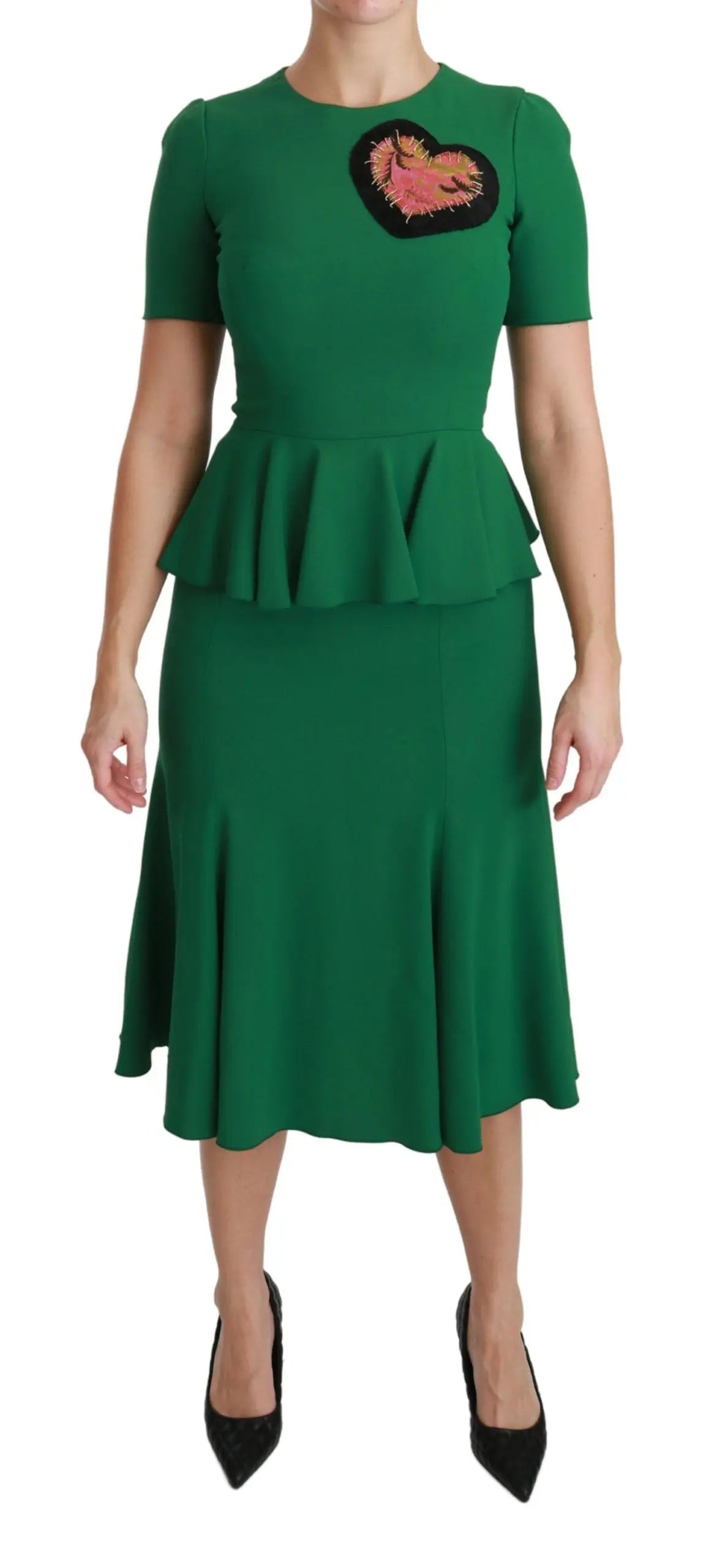 Robe Dolce & Gabbana Mermaid verte Dolce & Gabbana