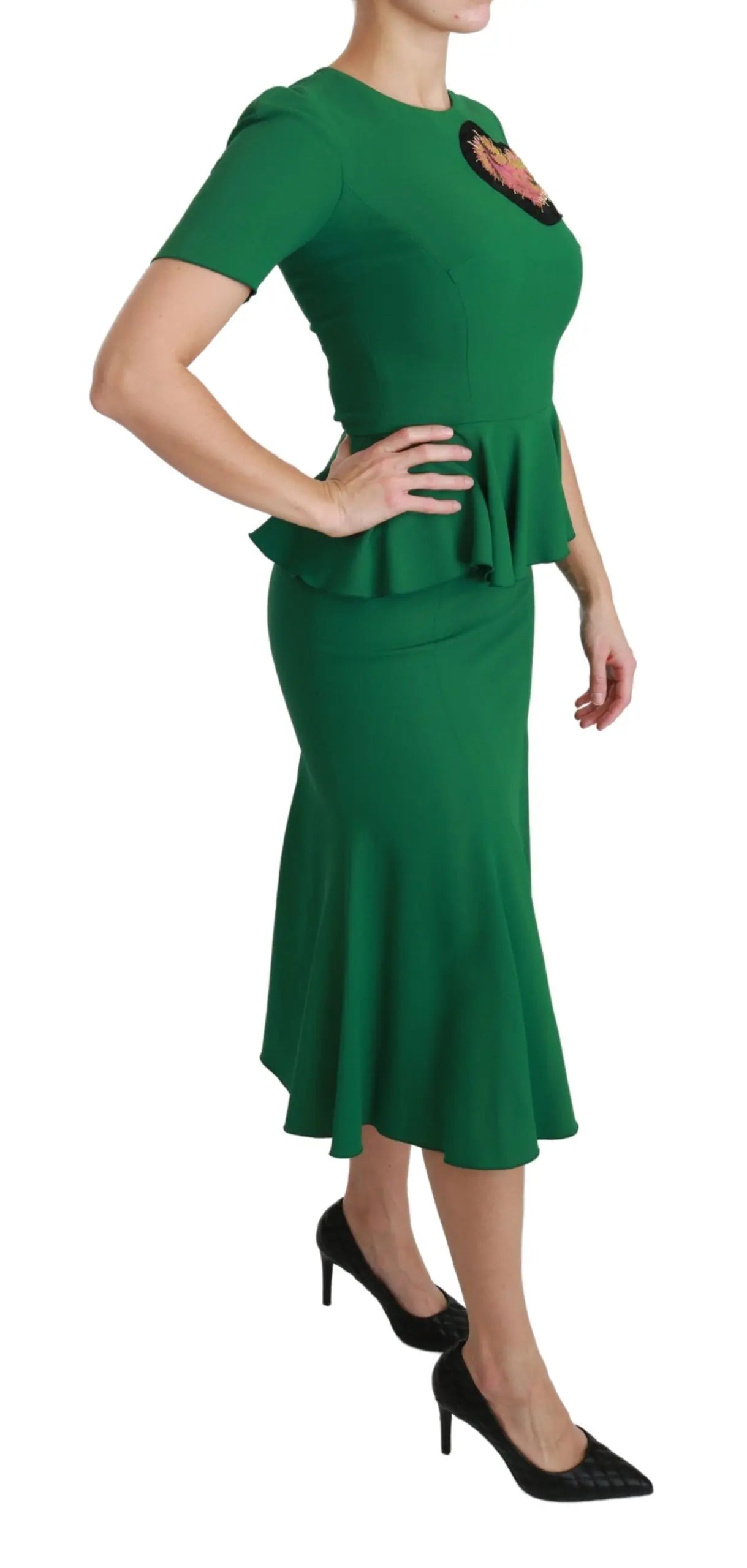 Robe Dolce & Gabbana Mermaid verte Dolce & Gabbana