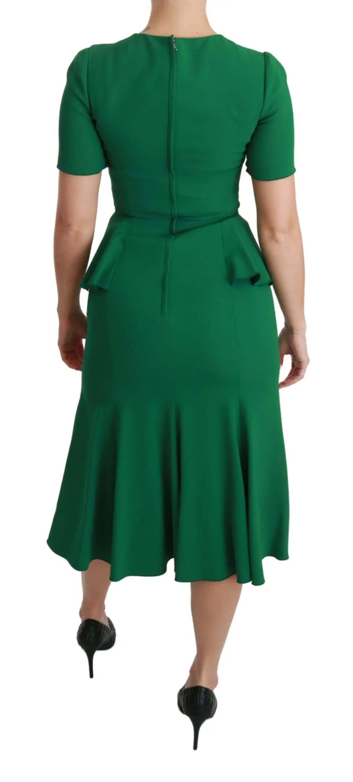 Robe Dolce & Gabbana Mermaid verte Dolce & Gabbana