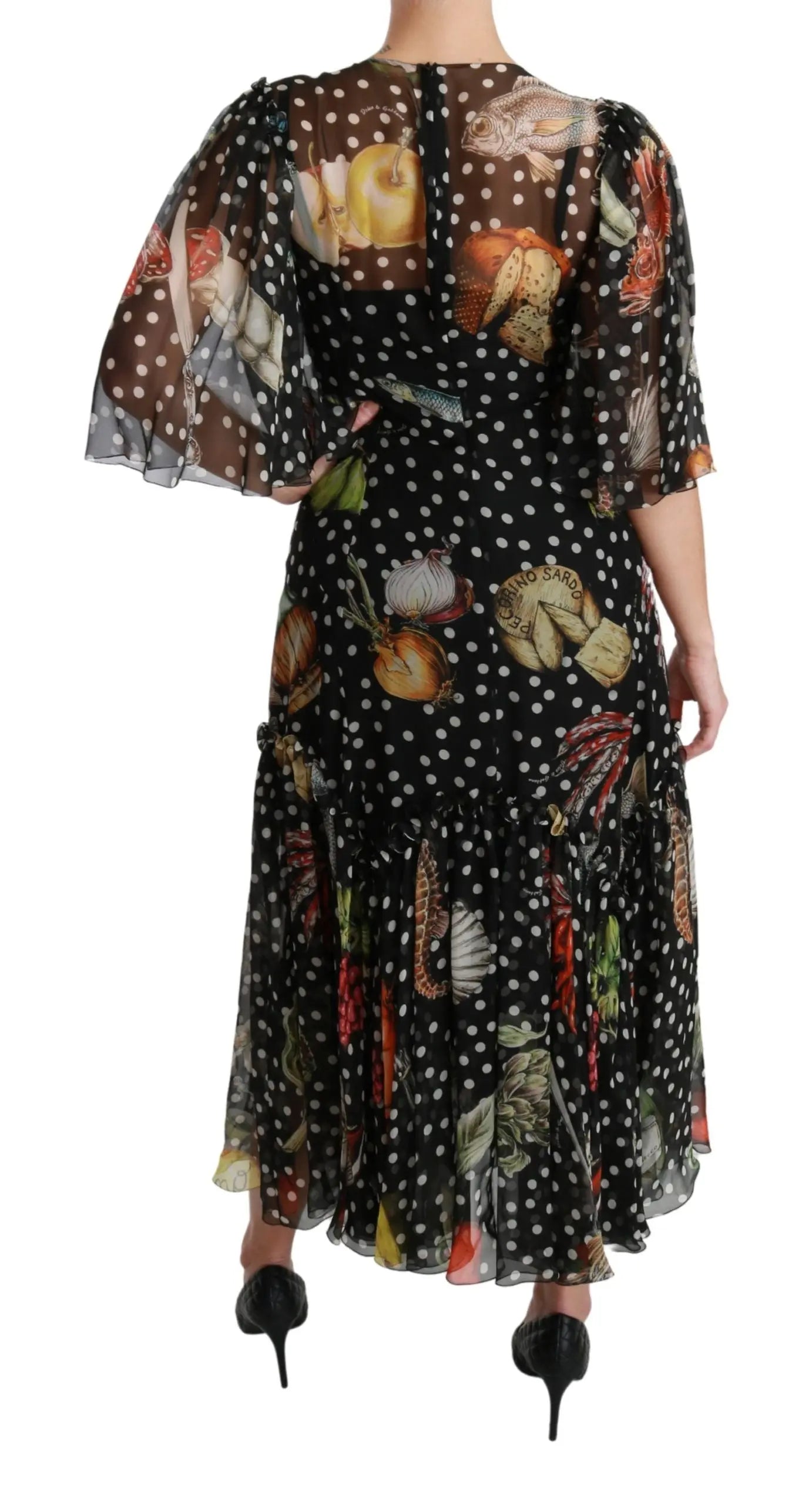 Robe Dolce & Gabbana A-line noire Dolce & Gabbana