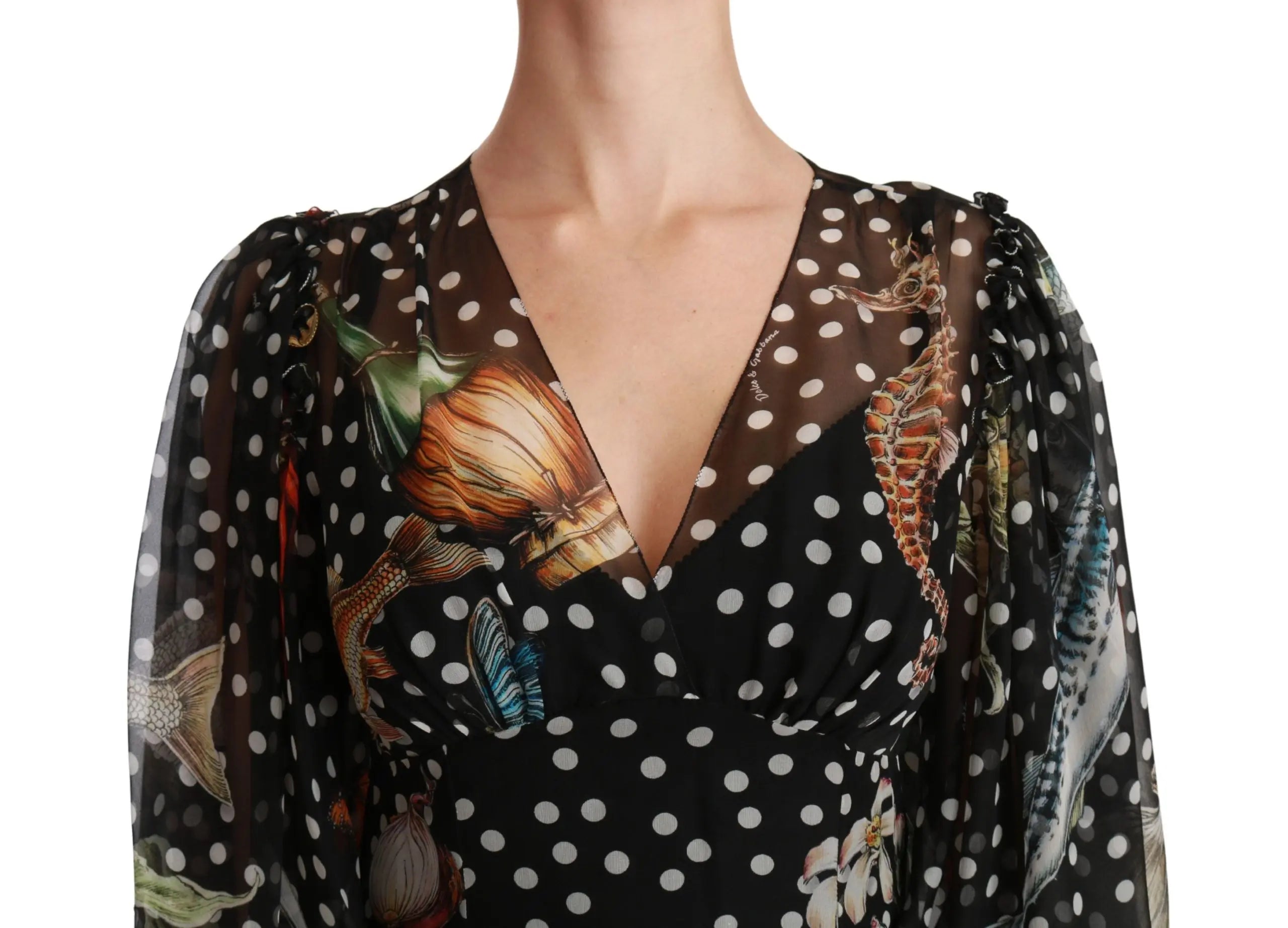 Robe Dolce & Gabbana A-line noire Dolce & Gabbana