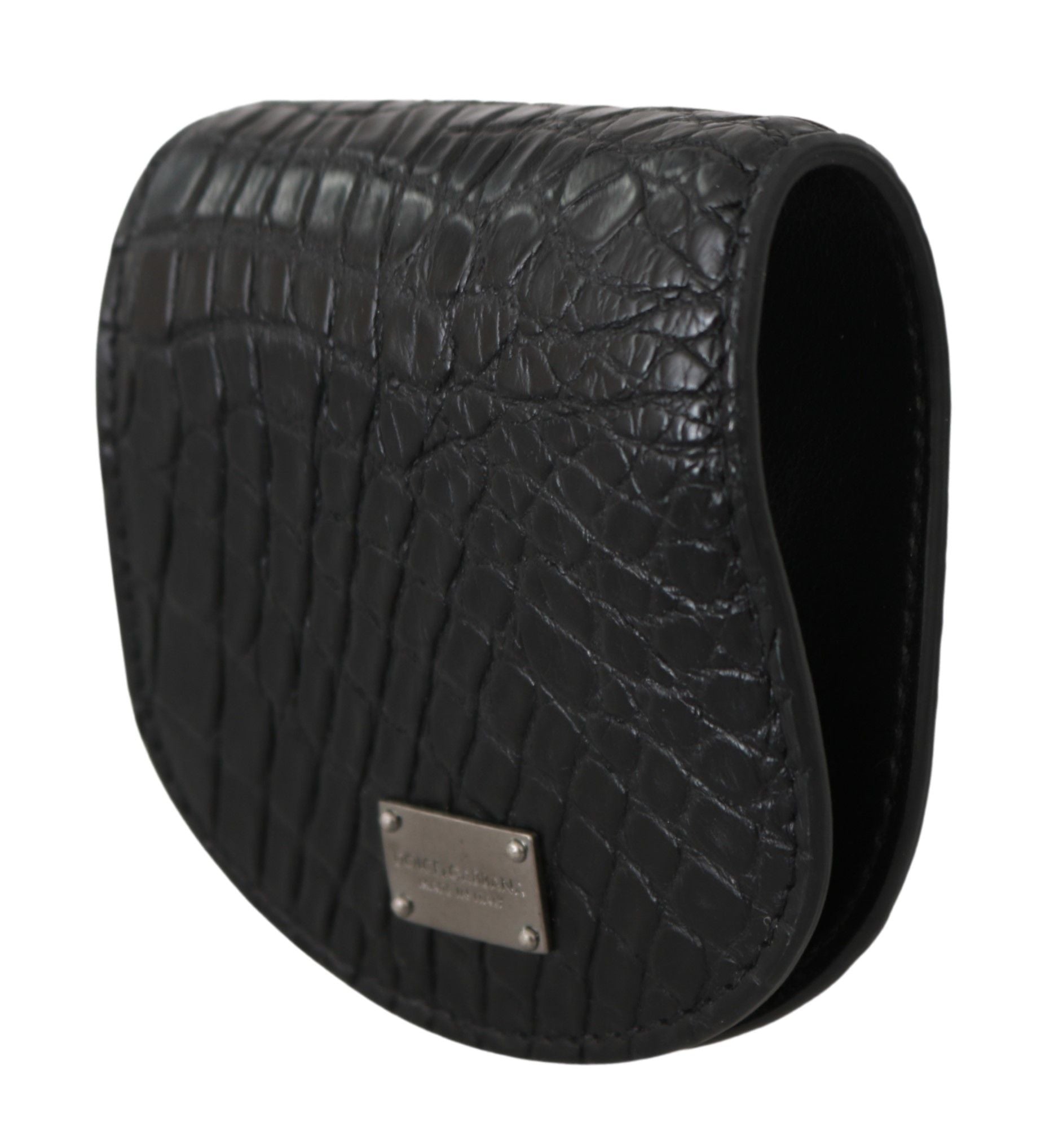 Étui Dolce & Gabbana en cuir noir