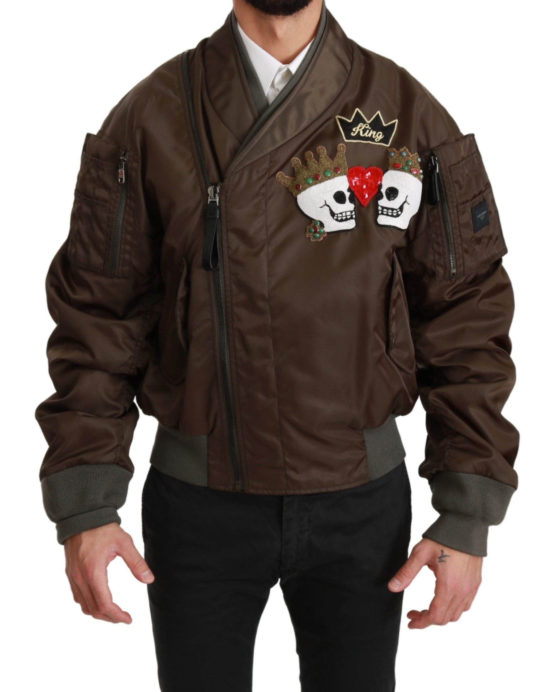 Veste Dolce & Gabbana Bomber marron