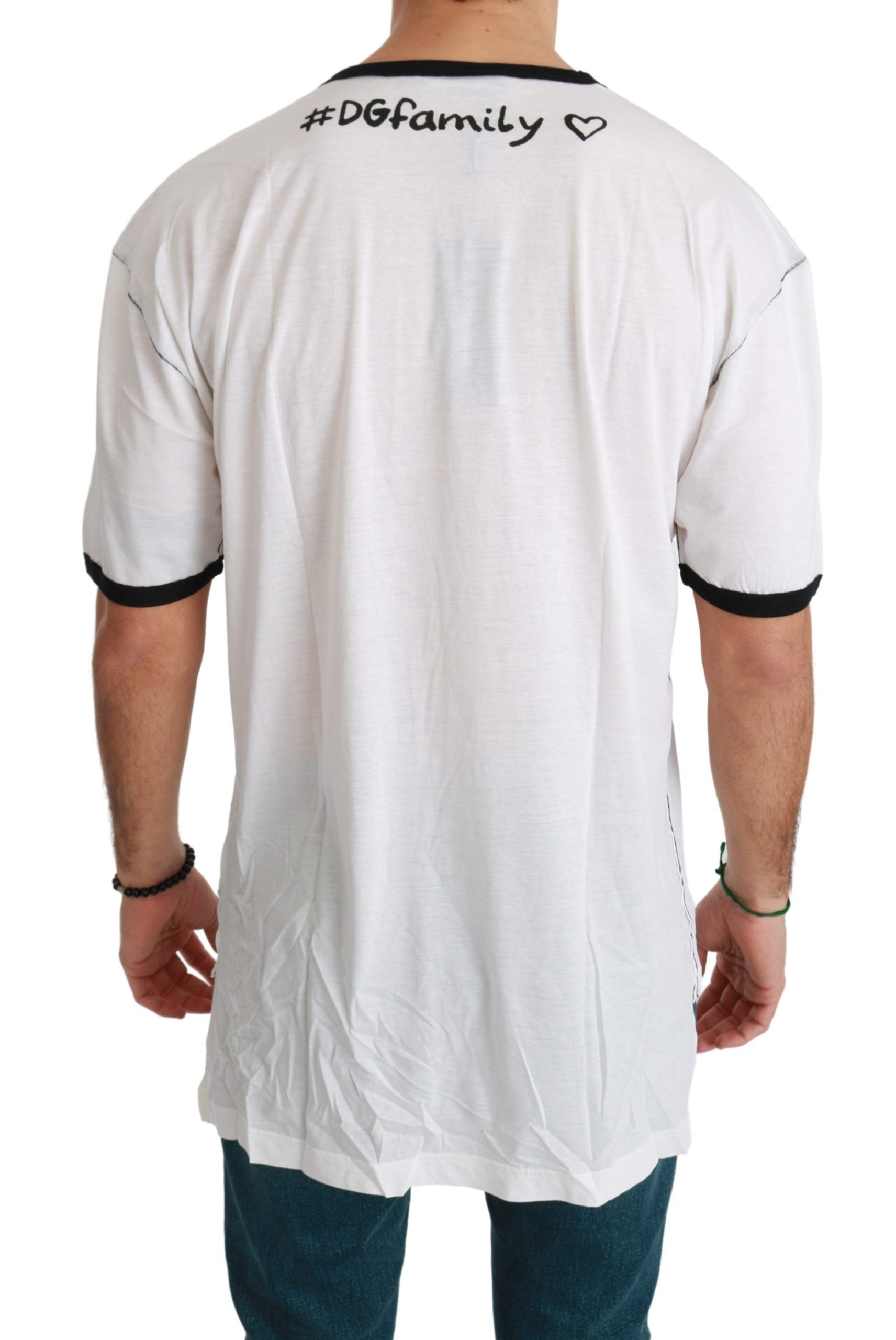 T-shirt Dolce & Gabbana #dgfamily blanc