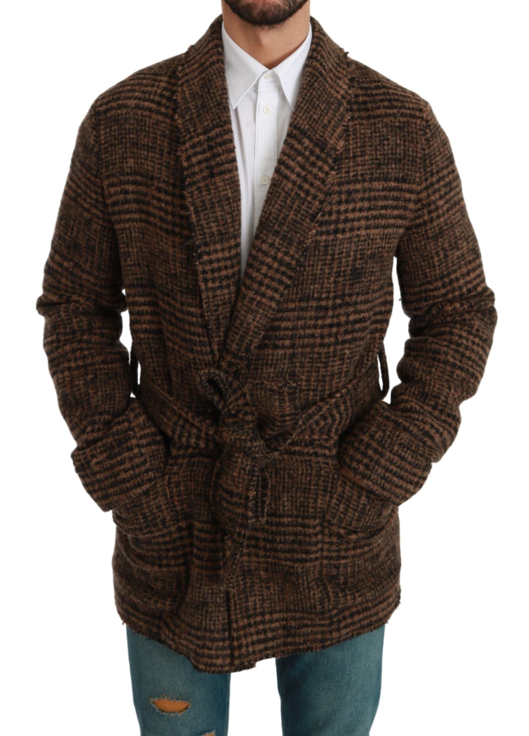 Robe manteau Dolce & Gabbana brun