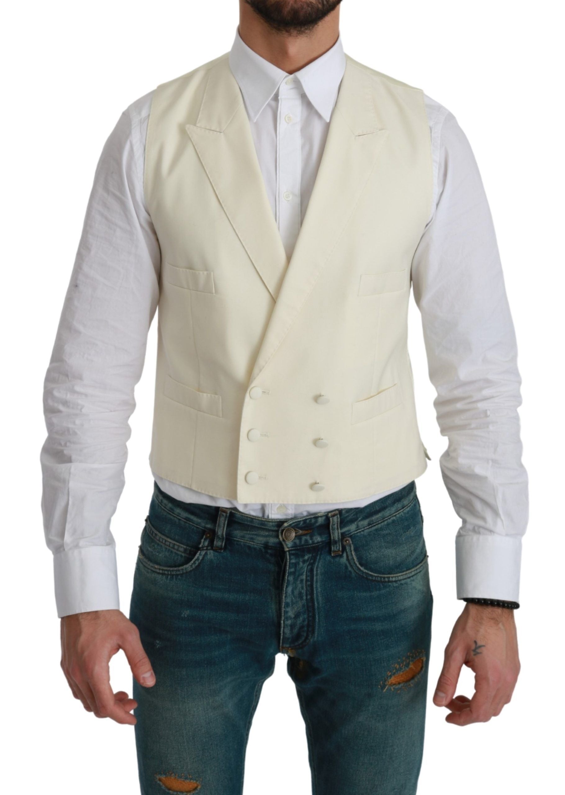 Gilets Dolce & Gabbana crème