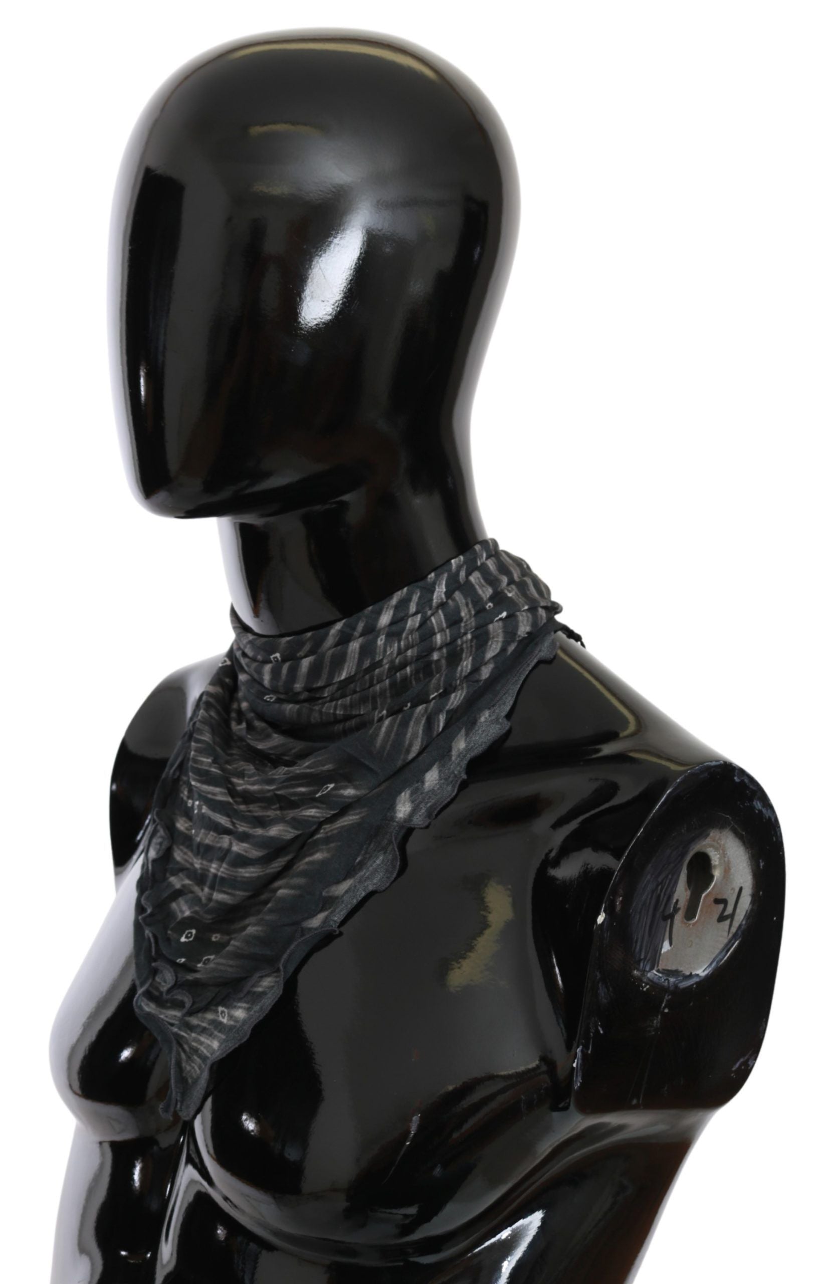 Écharpe CoSTUME NATIONAL C’N’C gris noir