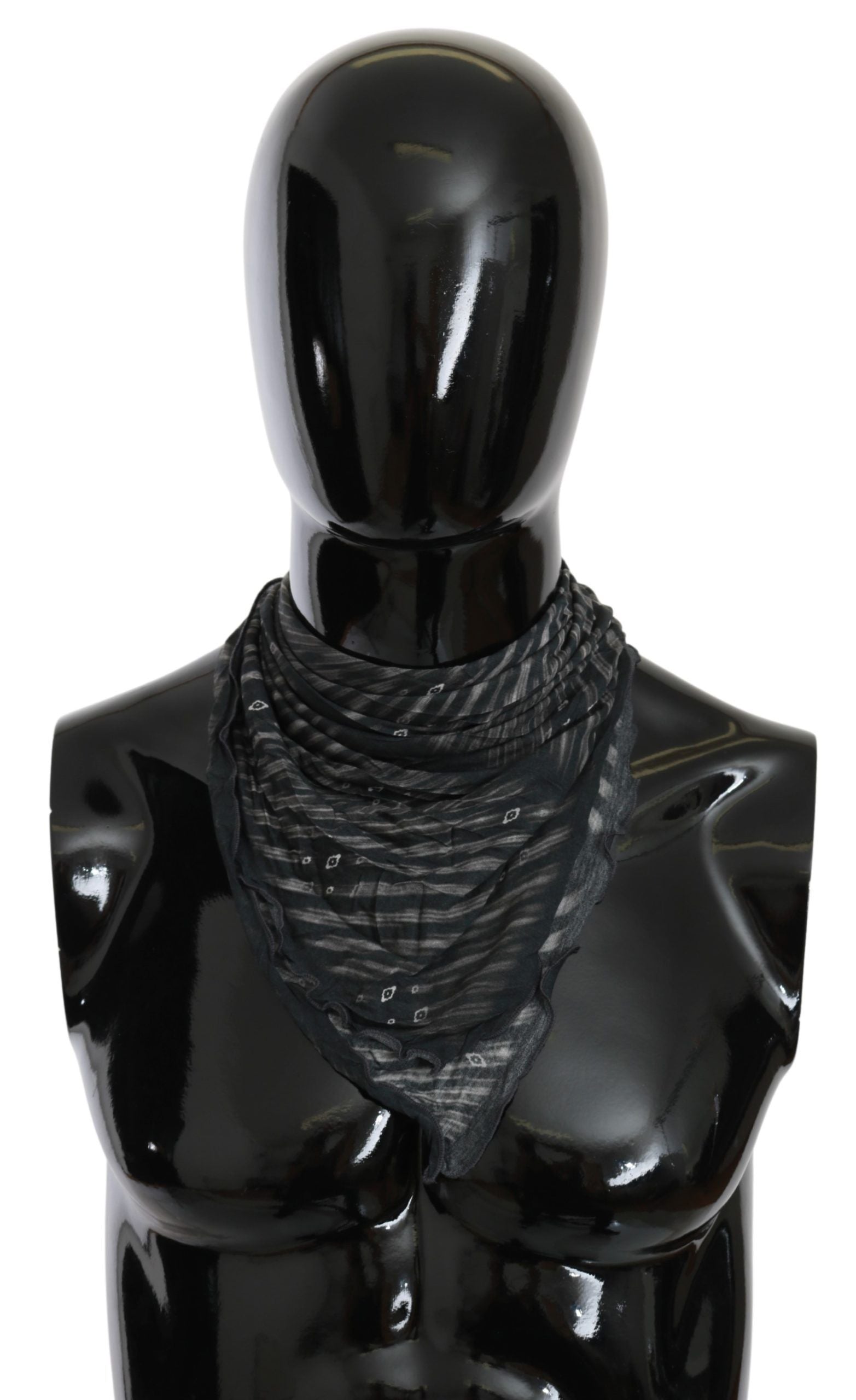 Écharpe CoSTUME NATIONAL C’N’C gris noir