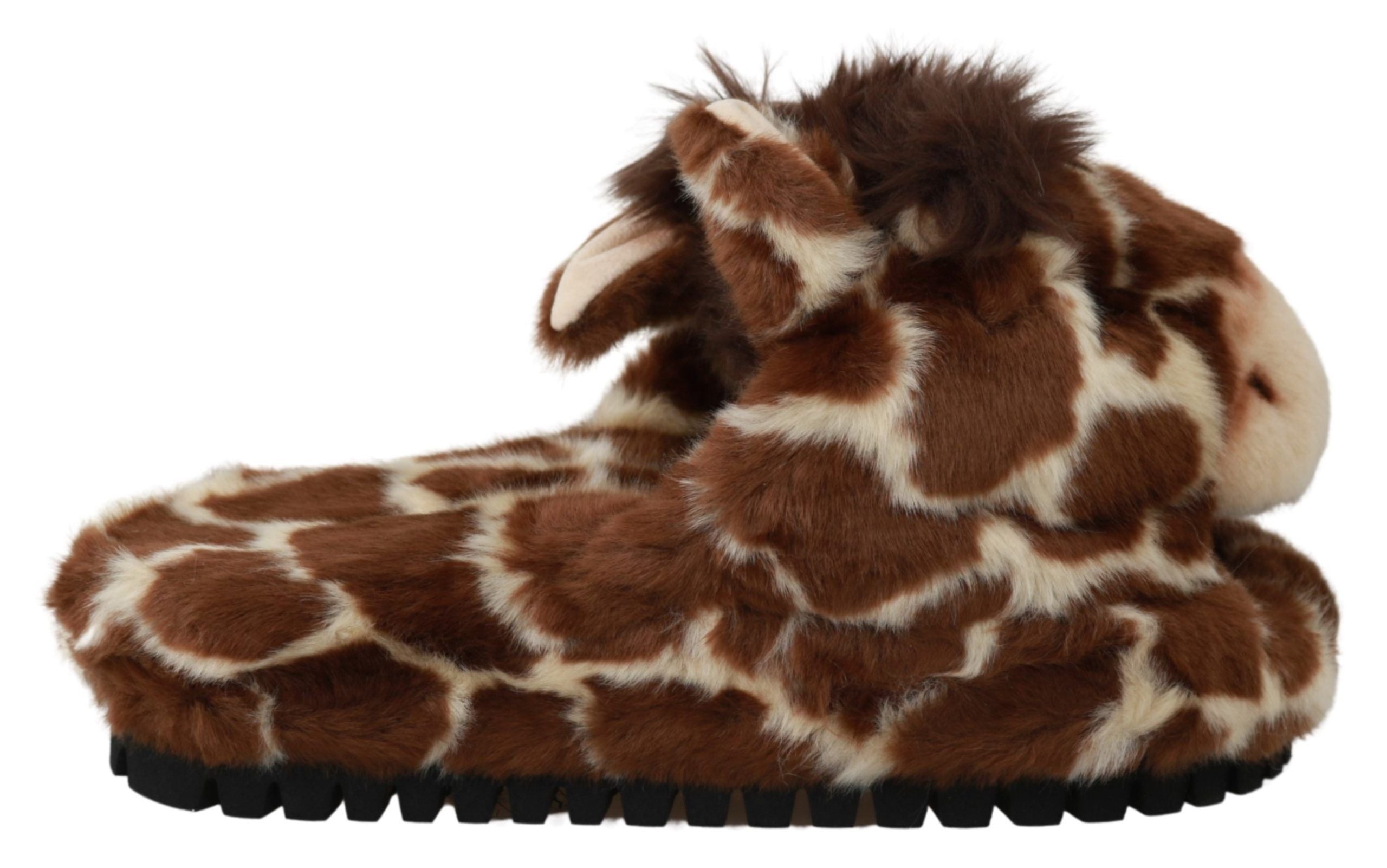 Sandales Dolce & Gabbana marron giraffe
