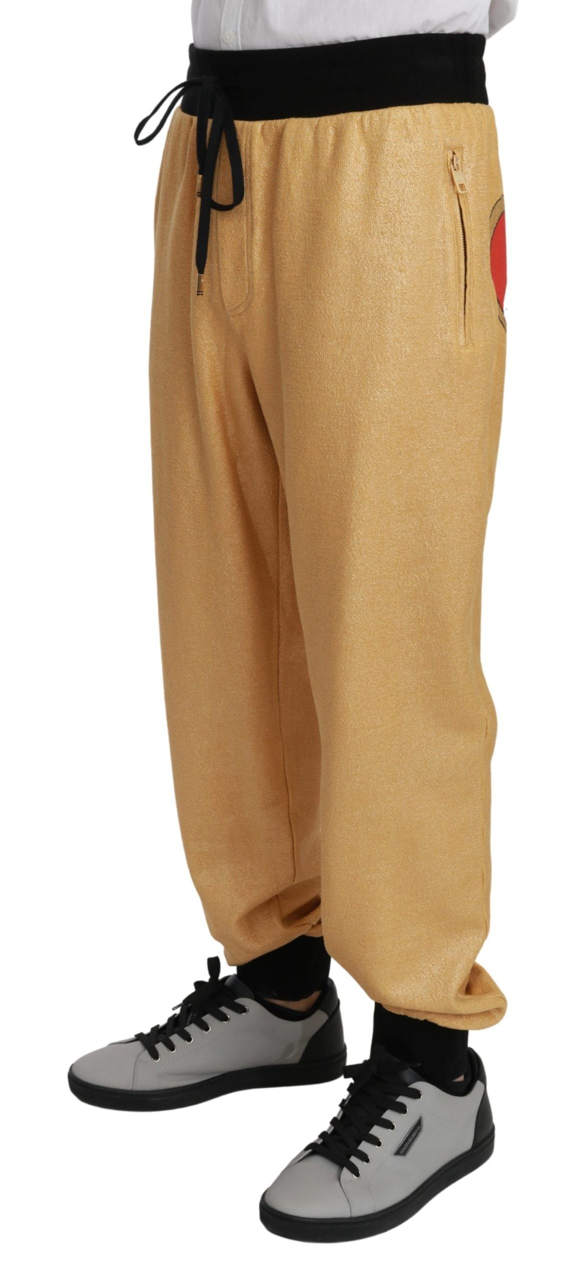 Pantalons Dolce & Gabbana Year Of The Pig dorés