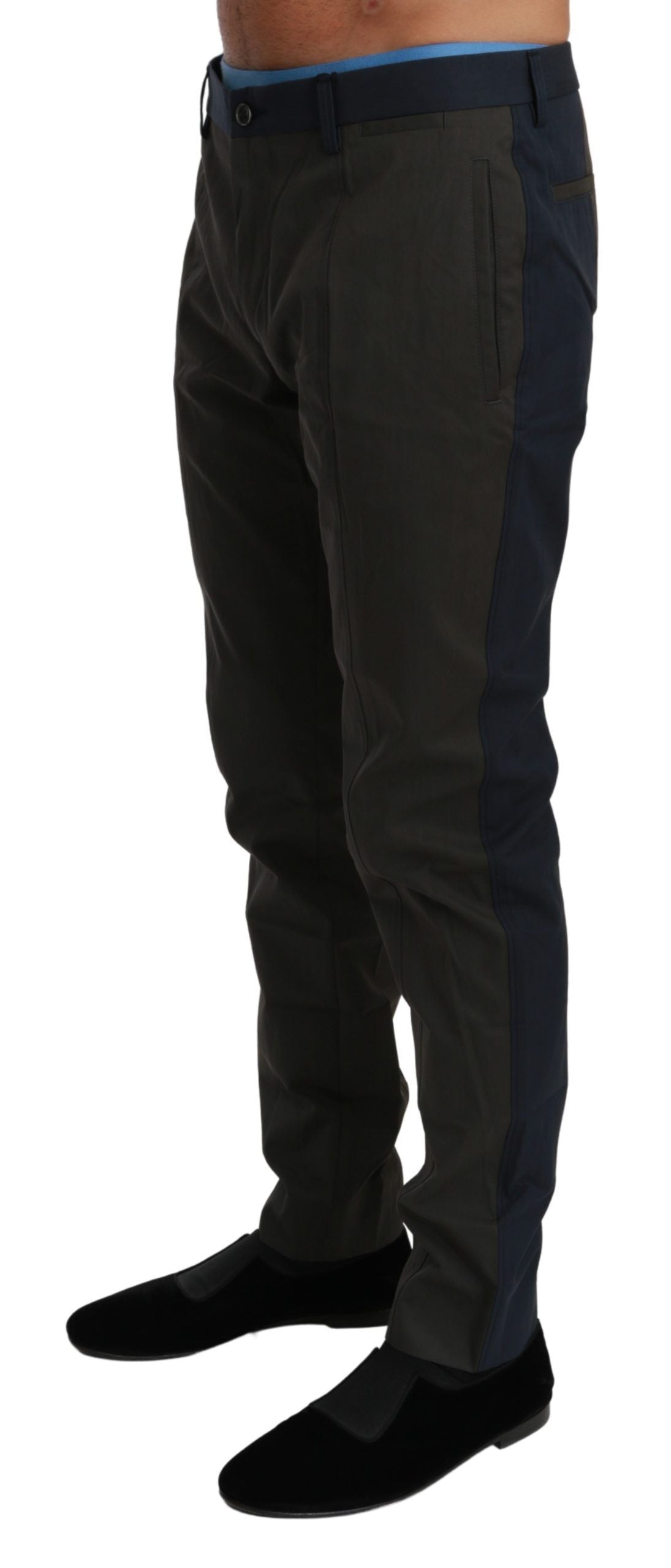 Pantalon Dolce & Gabbana rayé gris