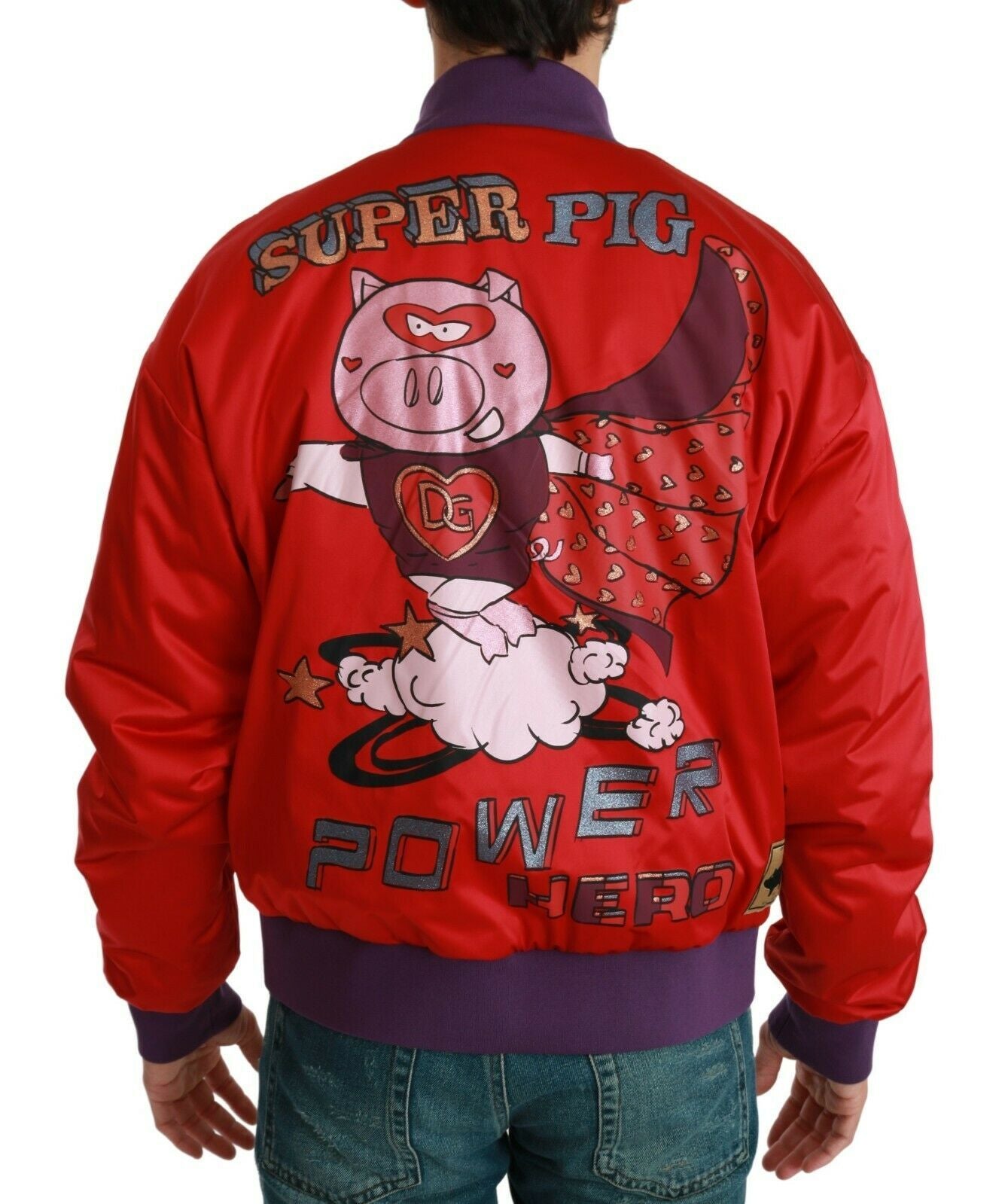 Bomber Dolce & Gabbana Année du Cochon rouge