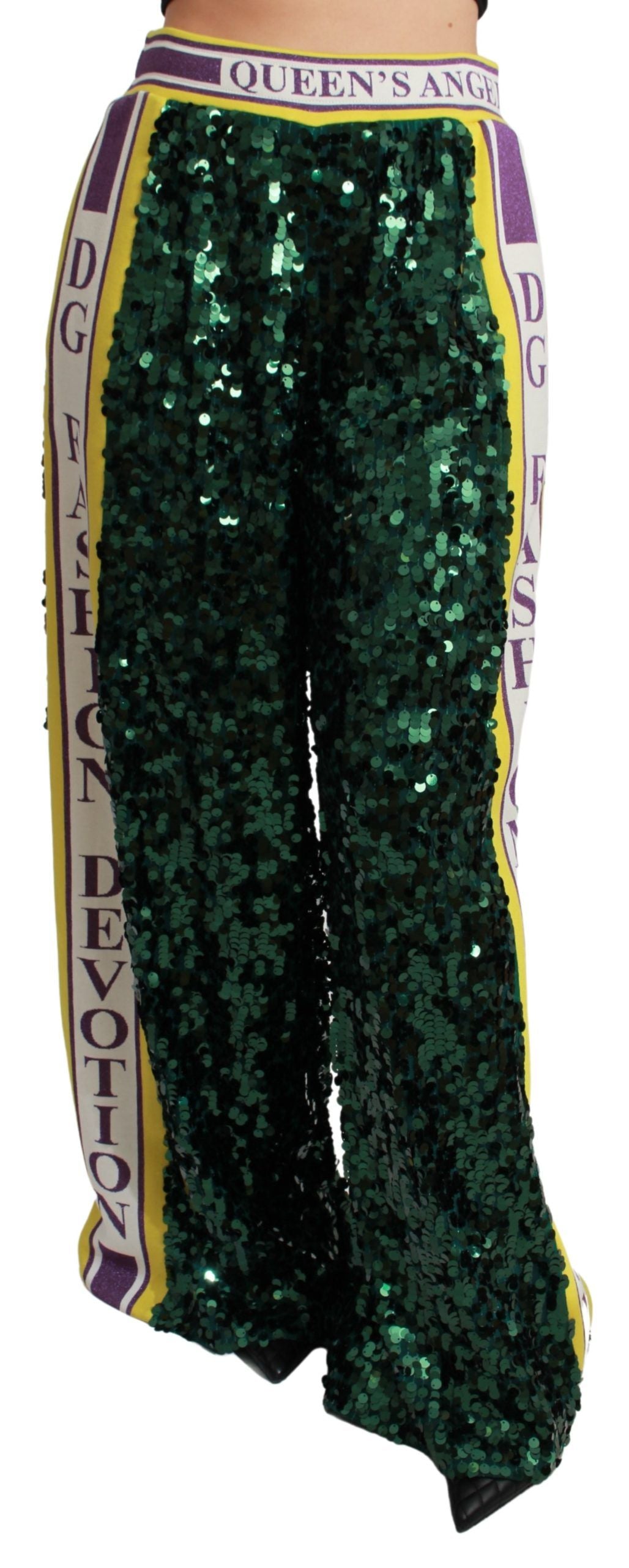 Pantalons Dolce & Gabbana Queens Angel multicolores