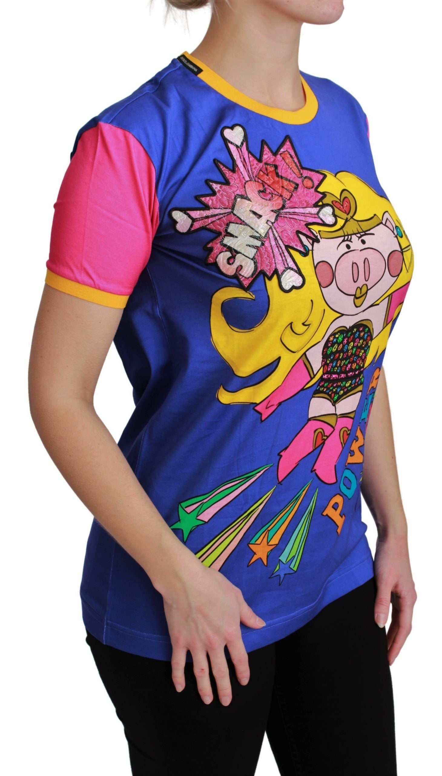 T-shirt Dolce & Gabbana Supergirl violet