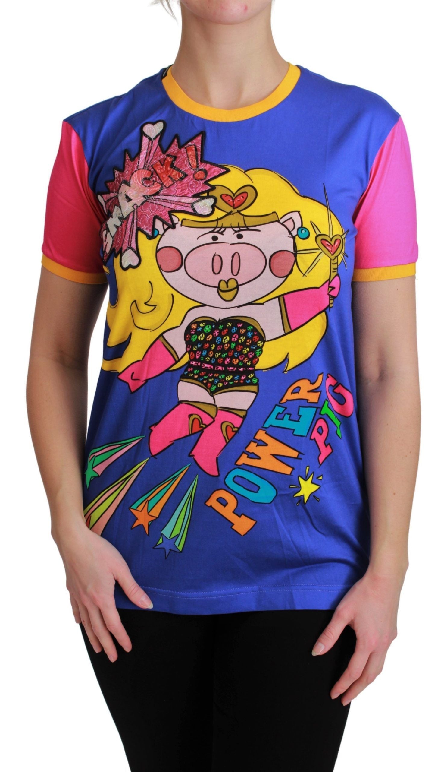 T-shirt Dolce & Gabbana Supergirl violet