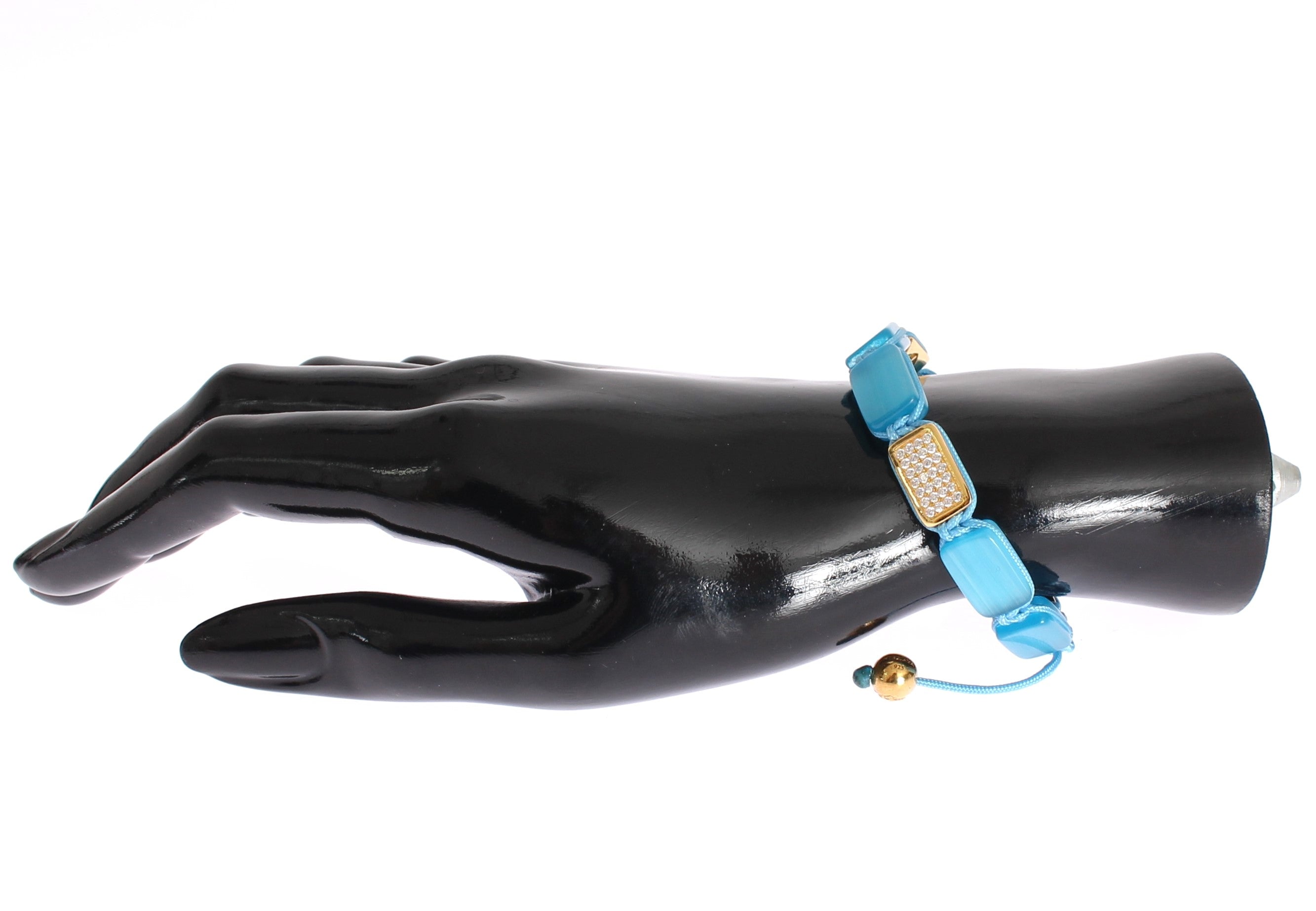 Bracelet Nialaya CZ Opal bleu