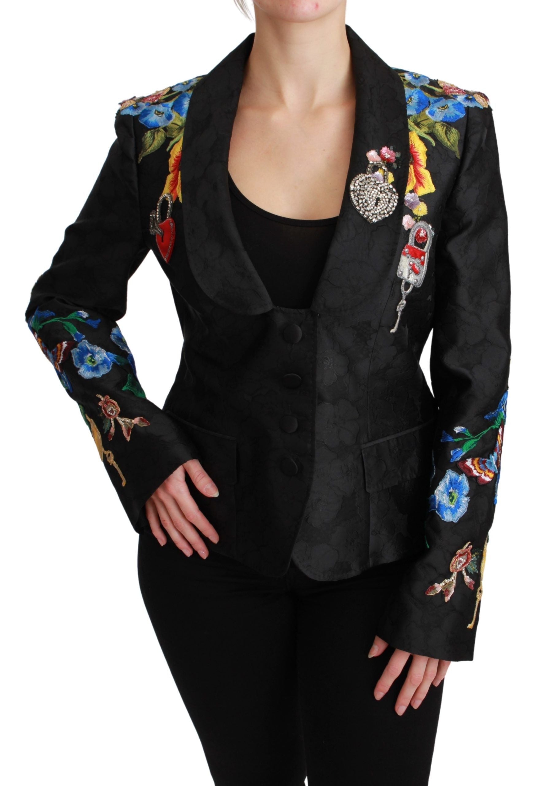 Blazer Dolce & Gabbana brodé noir
