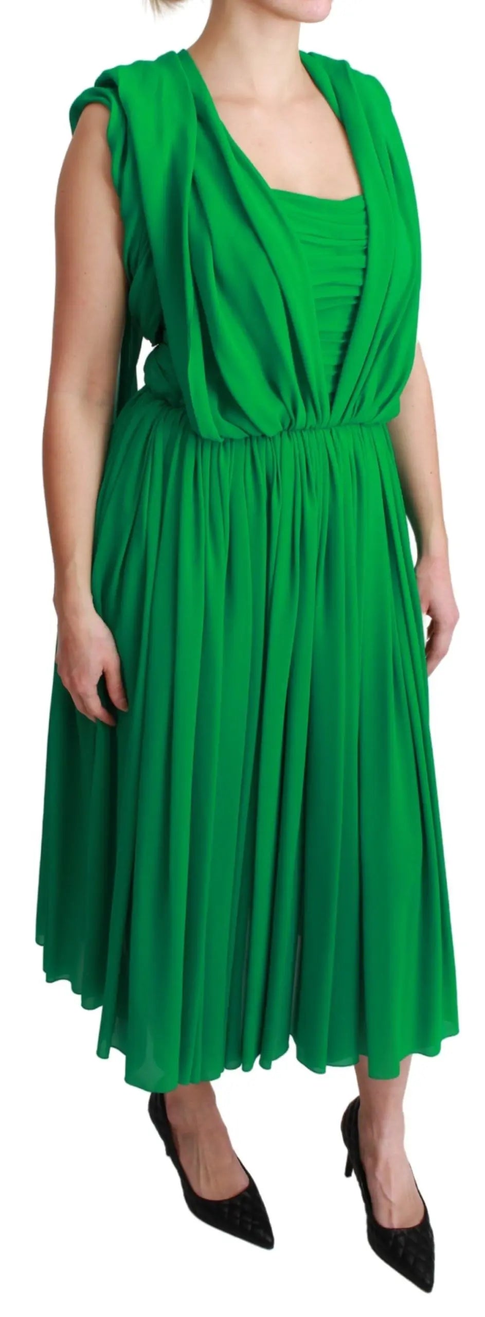Robe Dolce & Gabbana maxi verte Dolce & Gabbana