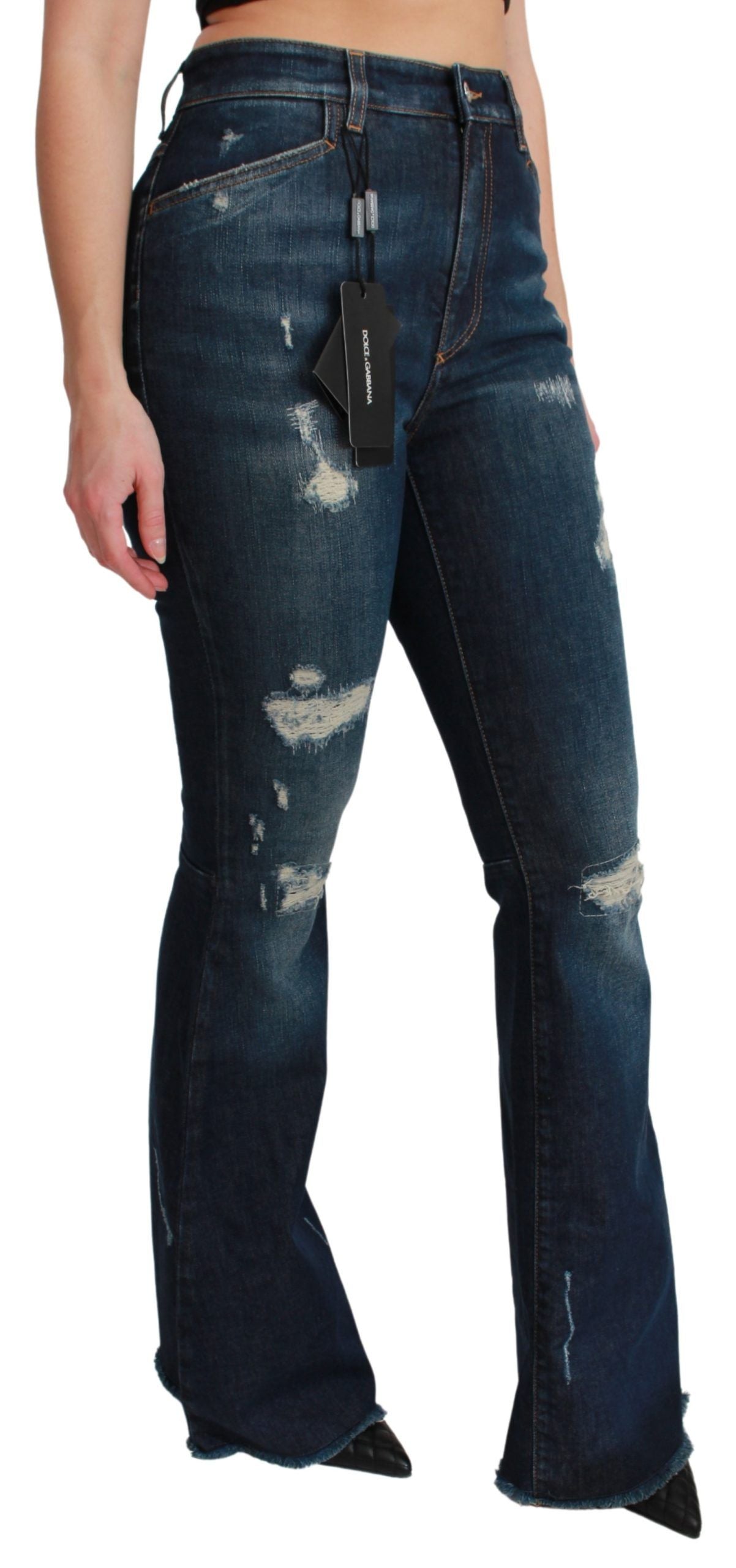 Jeans Dolce & Gabbana flares bleus