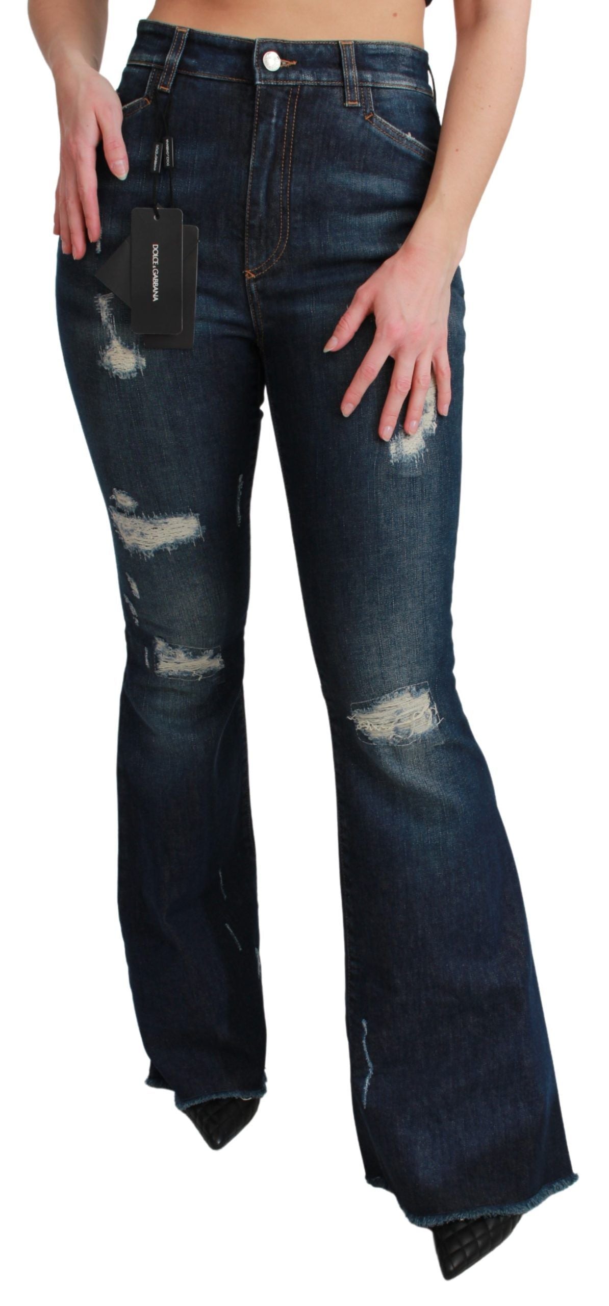 Jeans Dolce & Gabbana flares bleus