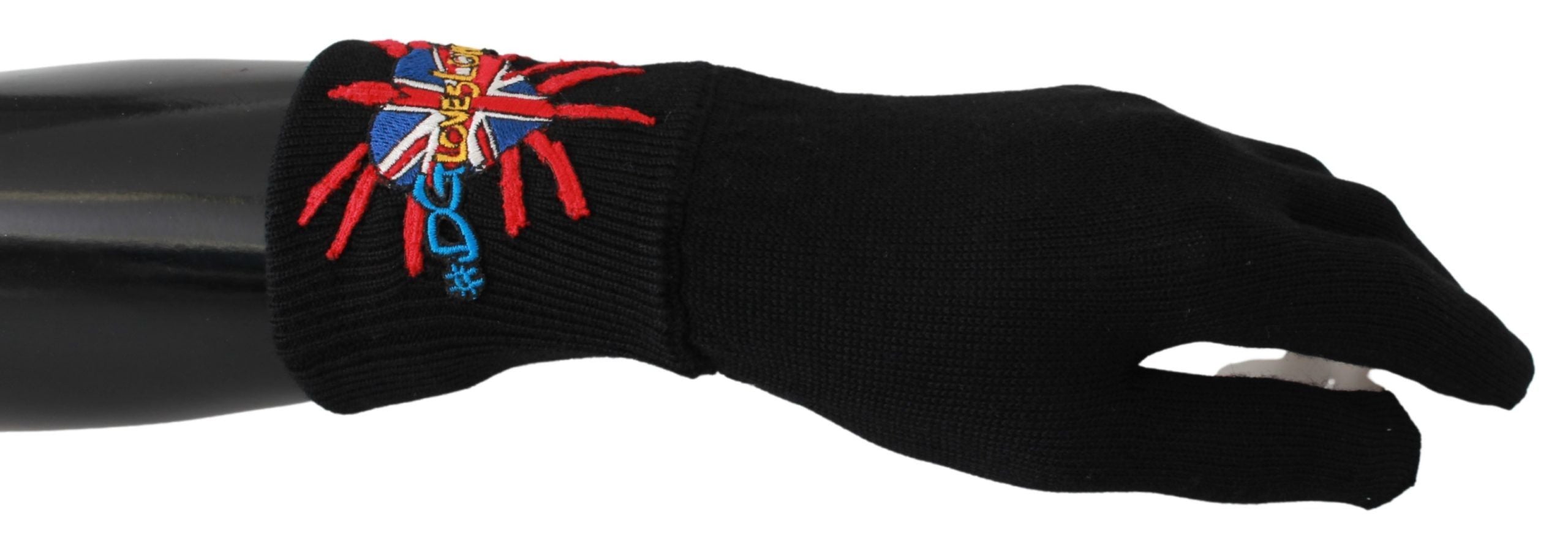 Gants Dolce & Gabbana noirs