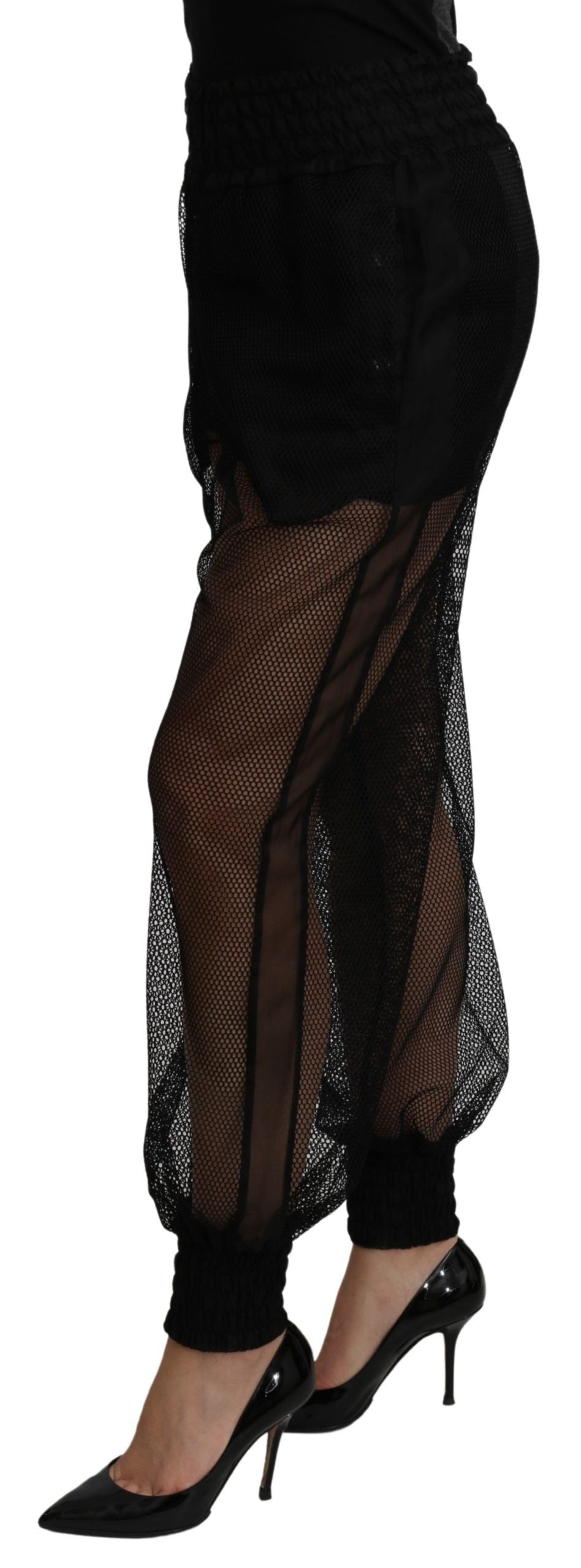 Pantalon Dolce & Gabbana noir transparent