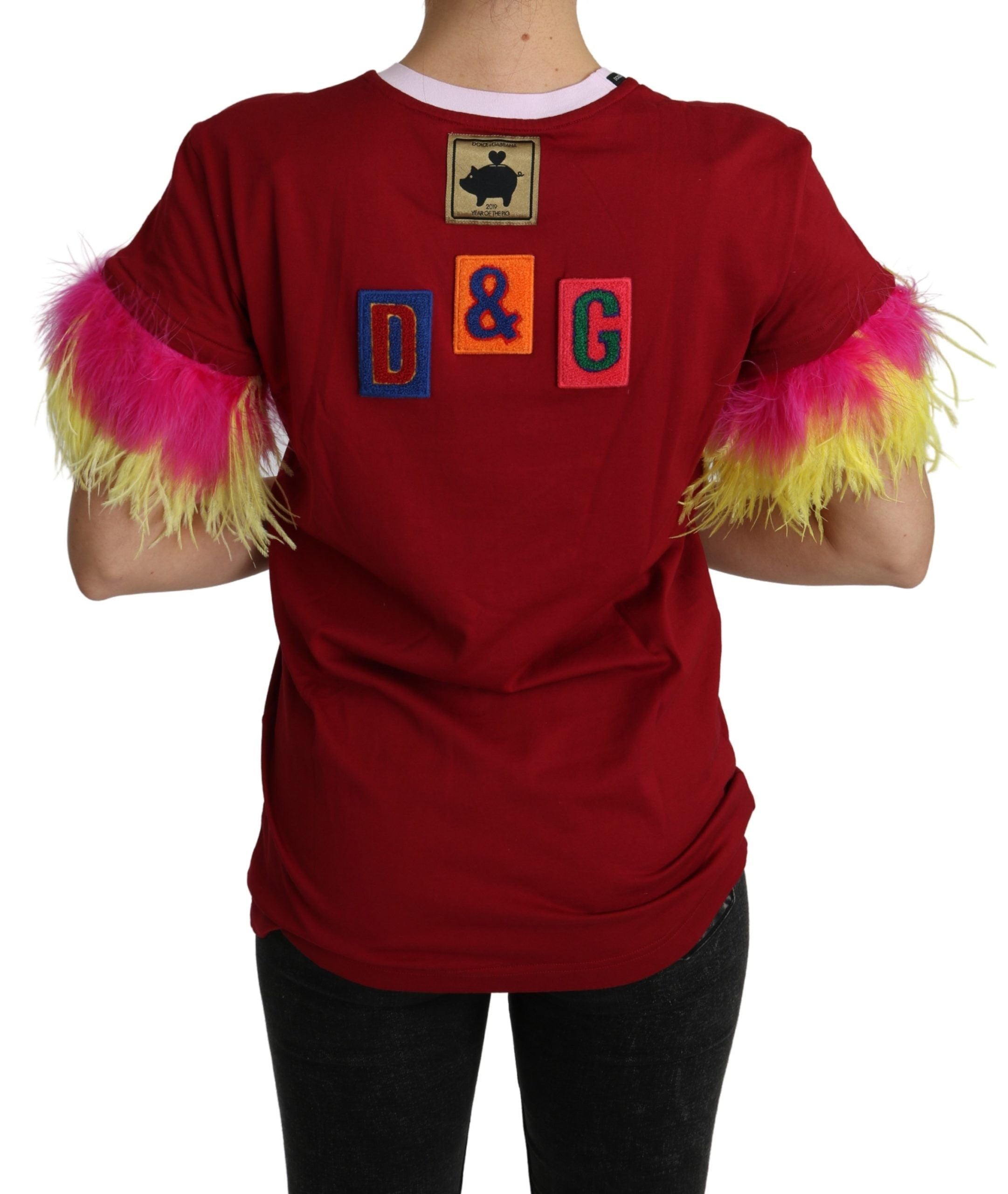 T-shirt Dolce & Gabbana à manches courtes rouge