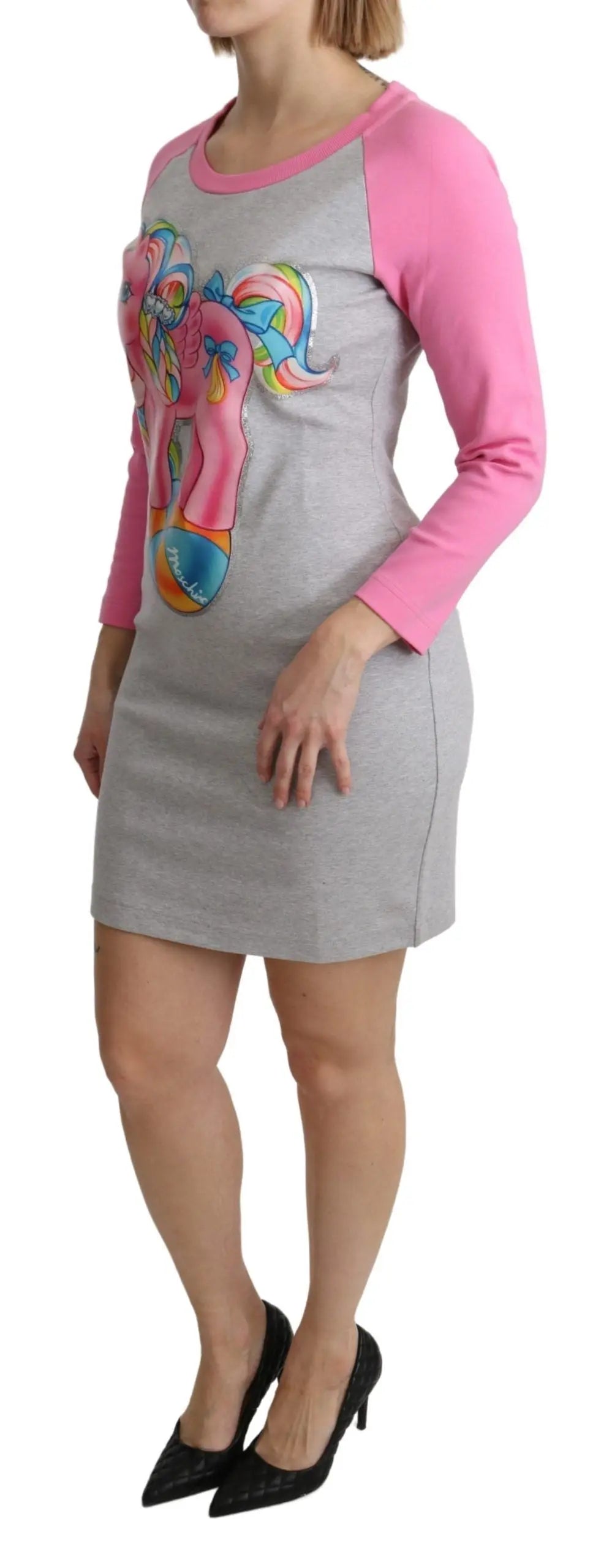 Robe pull Moschino My Little Pony grise Moschino