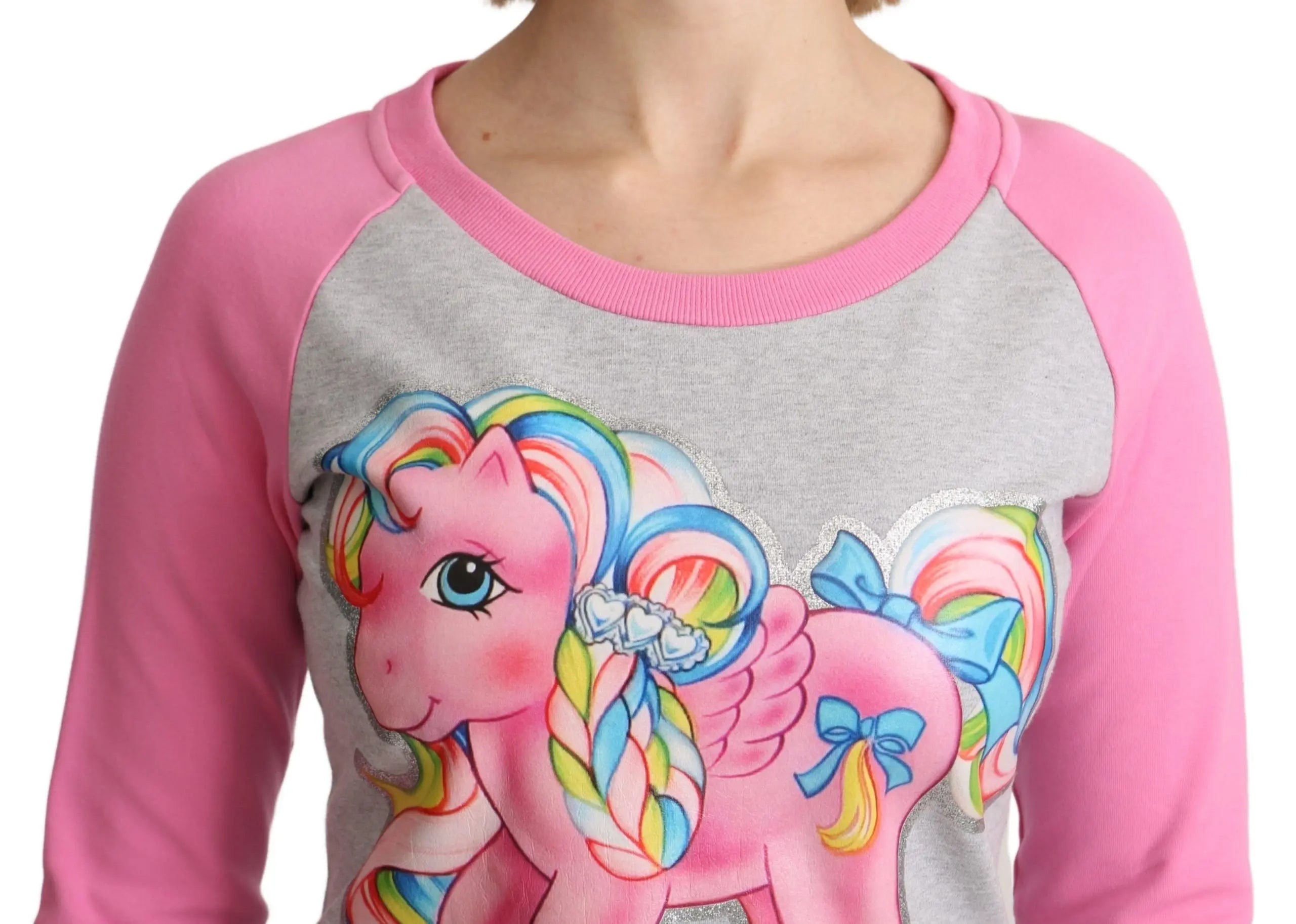 Robe pull Moschino My Little Pony grise Moschino