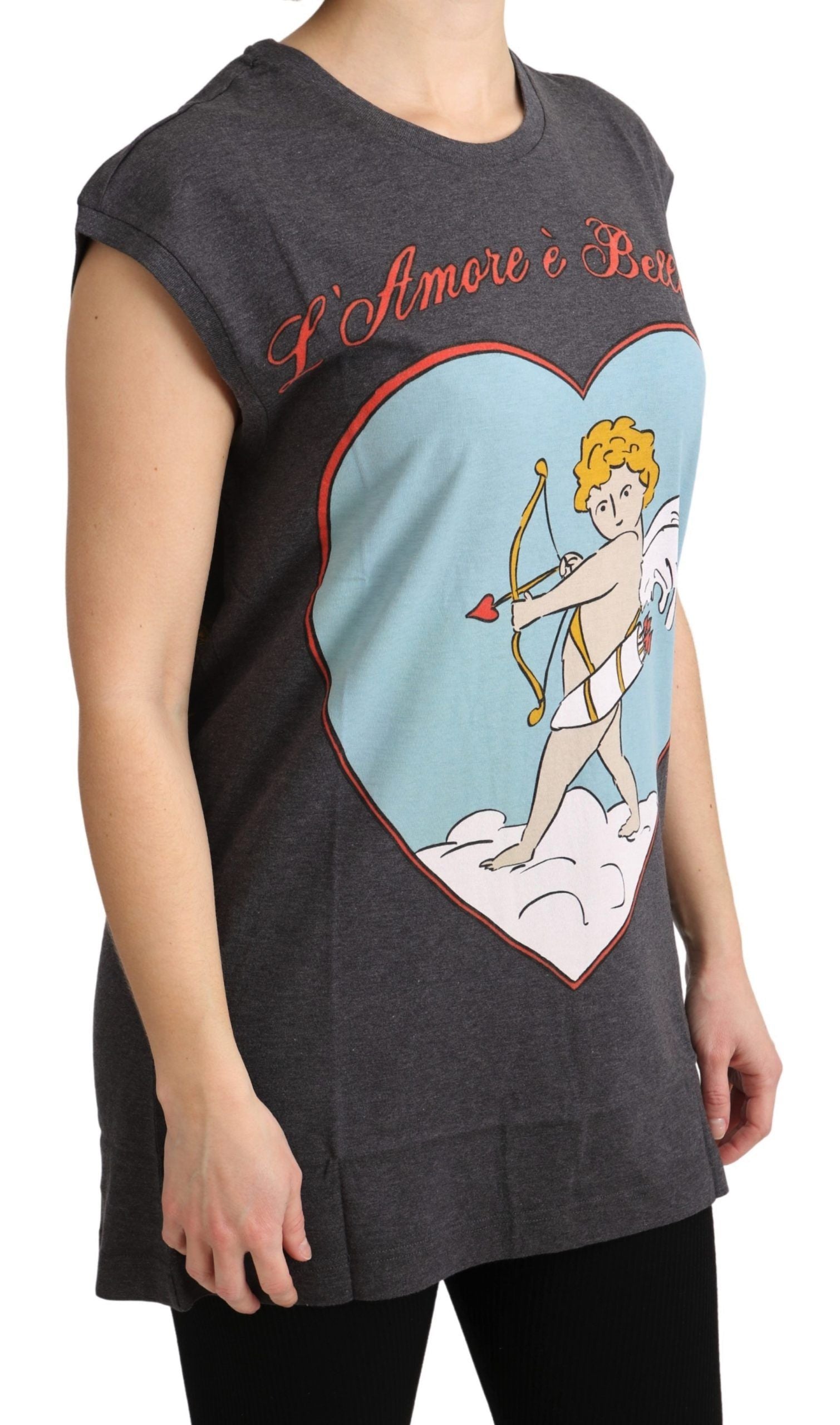 Top Dolce & Gabbana L' Amore gris