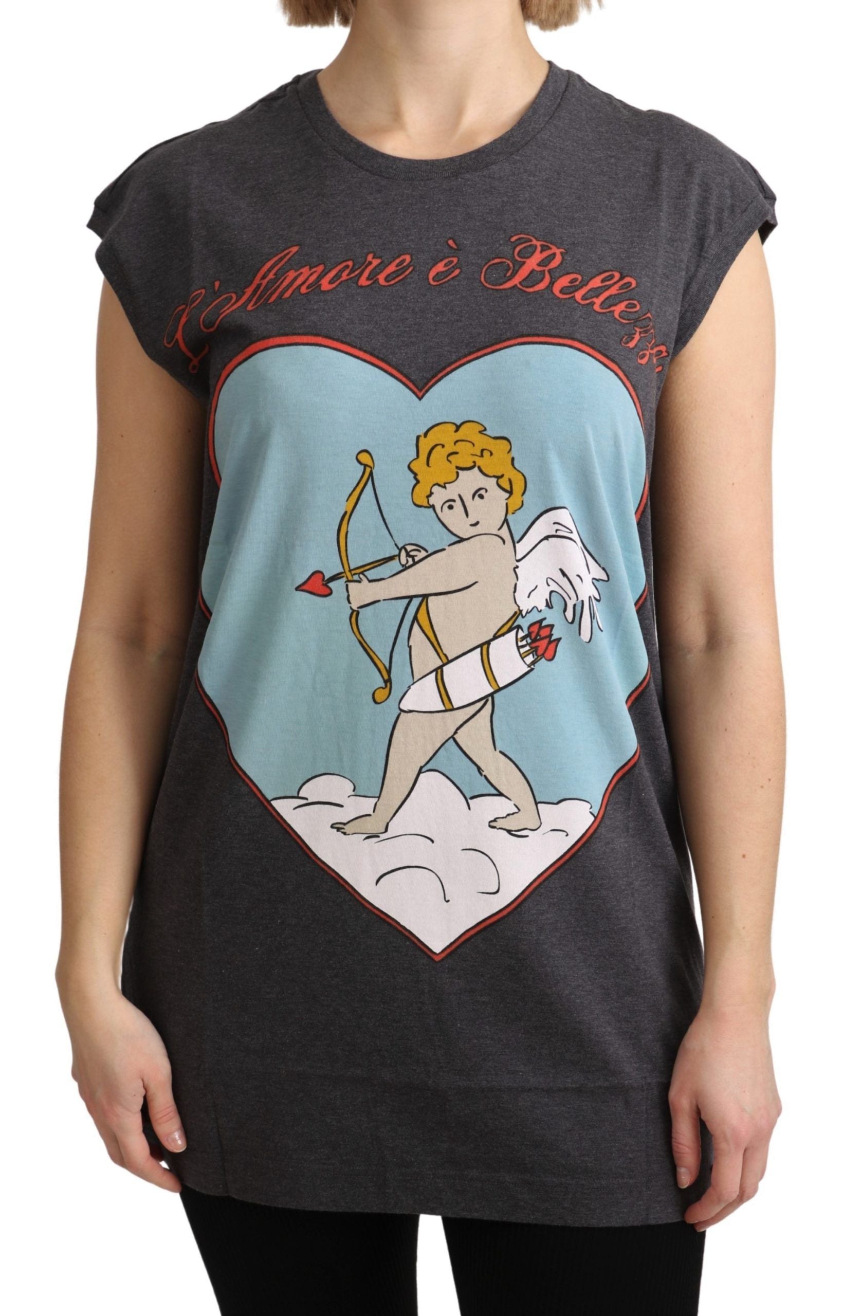 Top Dolce & Gabbana L' Amore gris
