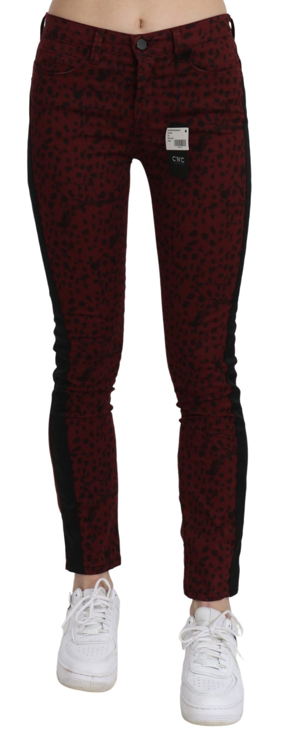 Jean C’N’C Costume National rouge bordeaux