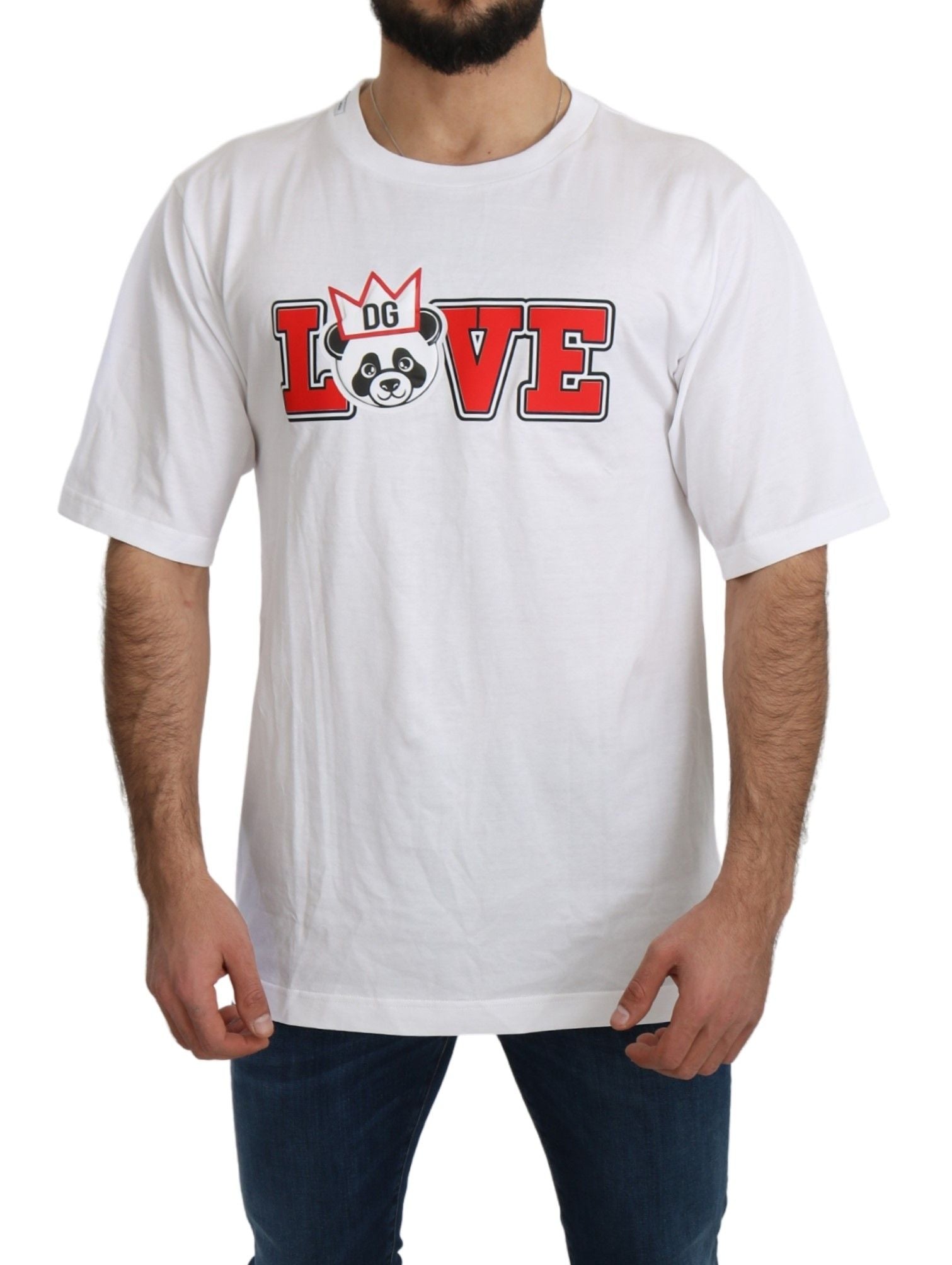 T-shirt Dolce & Gabbana Panda blanc