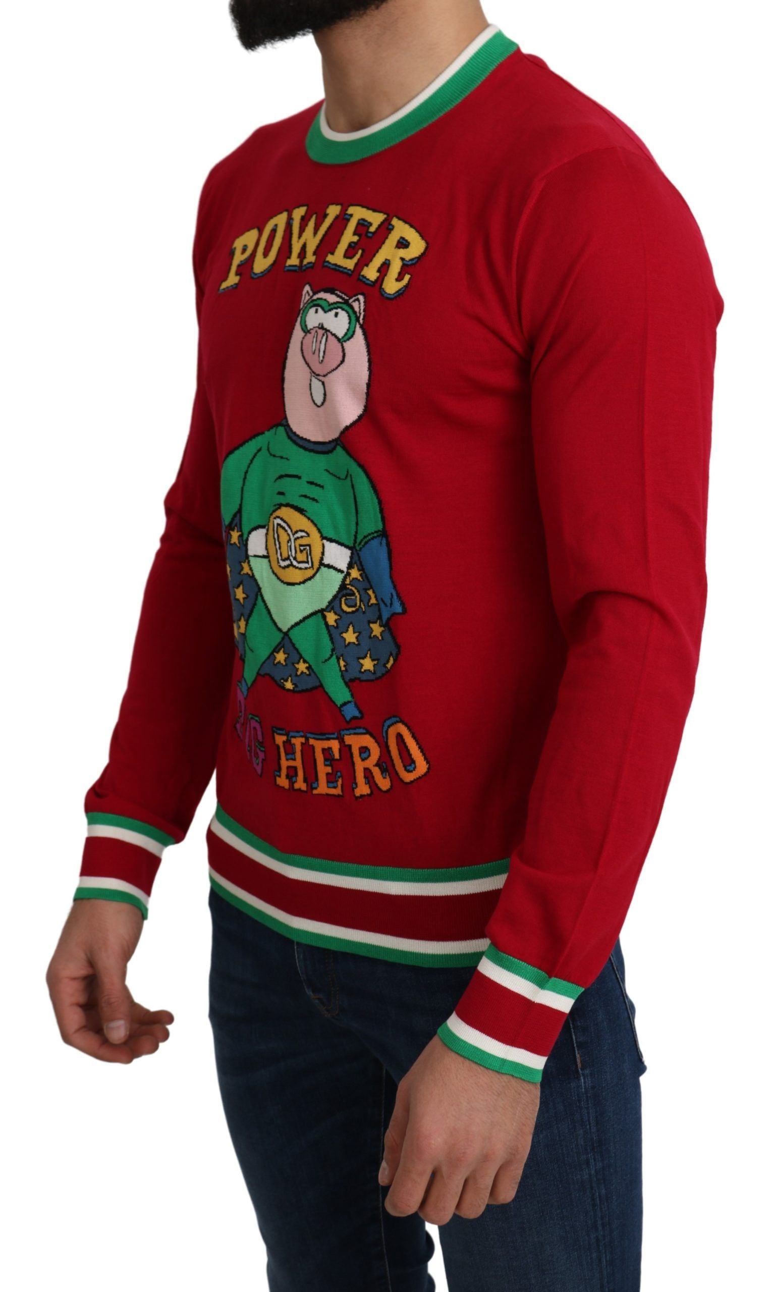 Pull Dolce & Gabbana Année du Cochon rouge