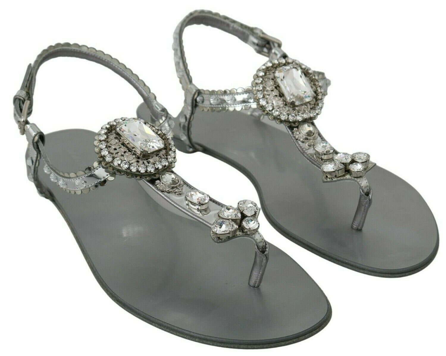 Sandales Dolce & Gabbana argentées