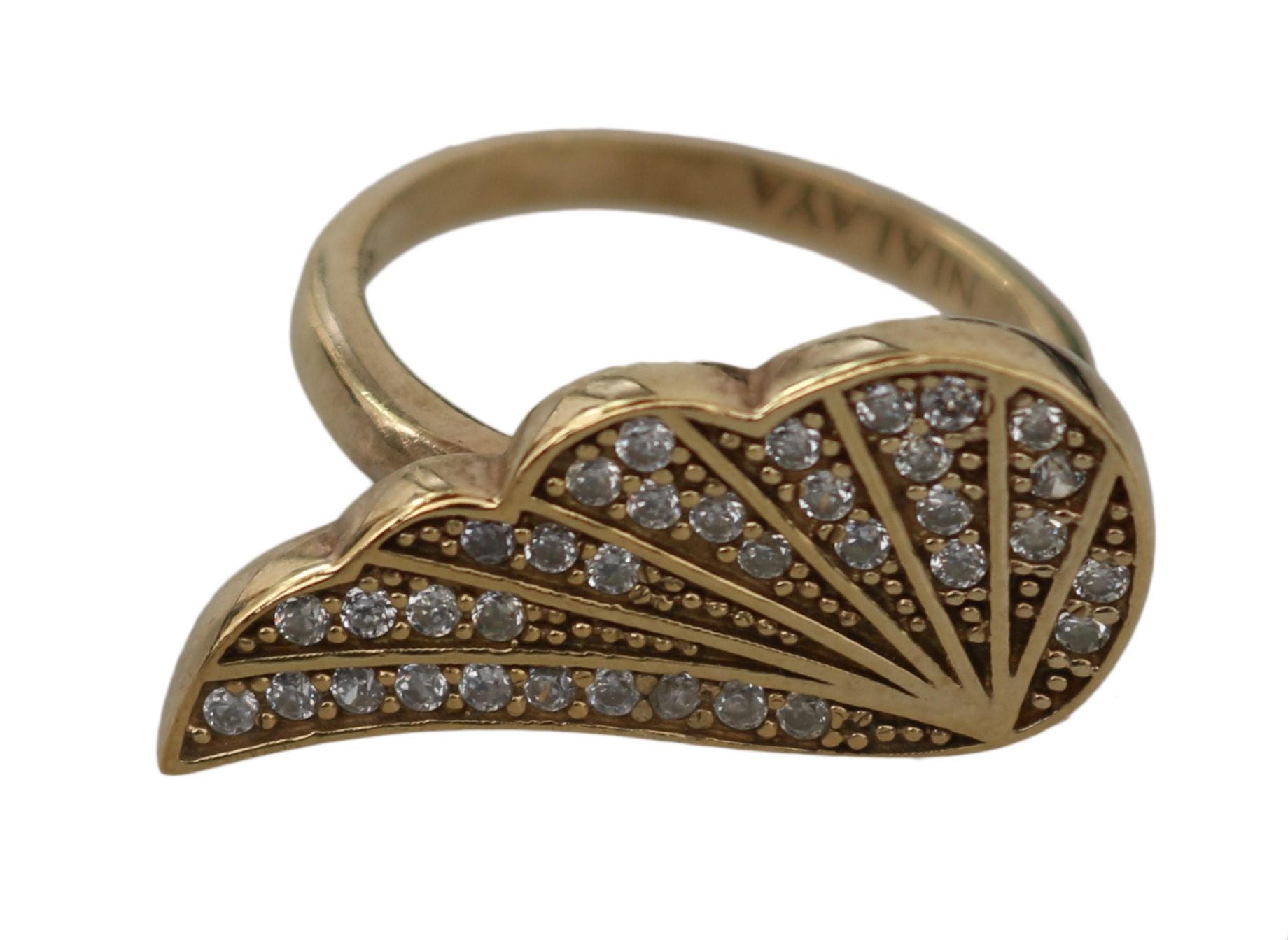 Bague Nialaya Gold Wing dorée