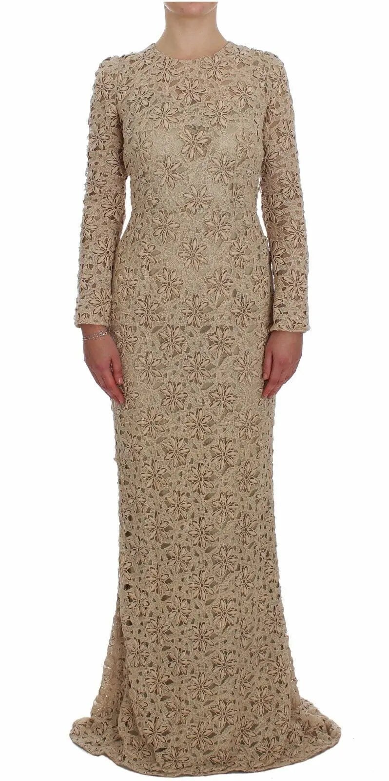 Robe maxi Dolce & Gabbana beige Dolce & Gabbana