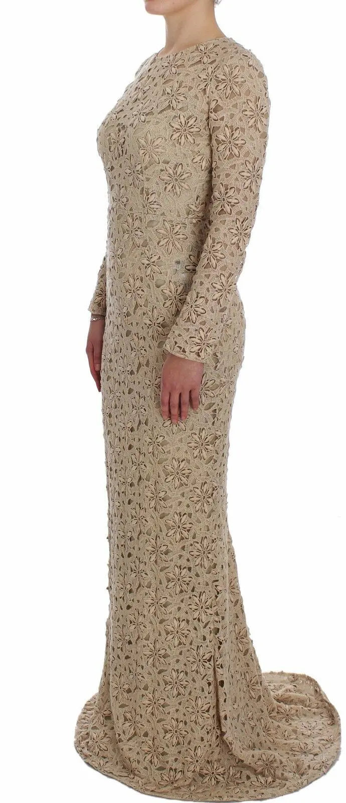 Robe maxi Dolce & Gabbana beige Dolce & Gabbana