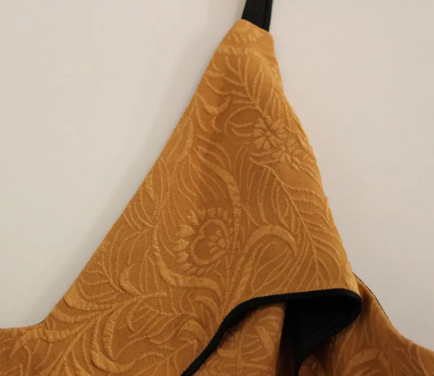 Robe FILOS sans manches bronze et noire FILOS