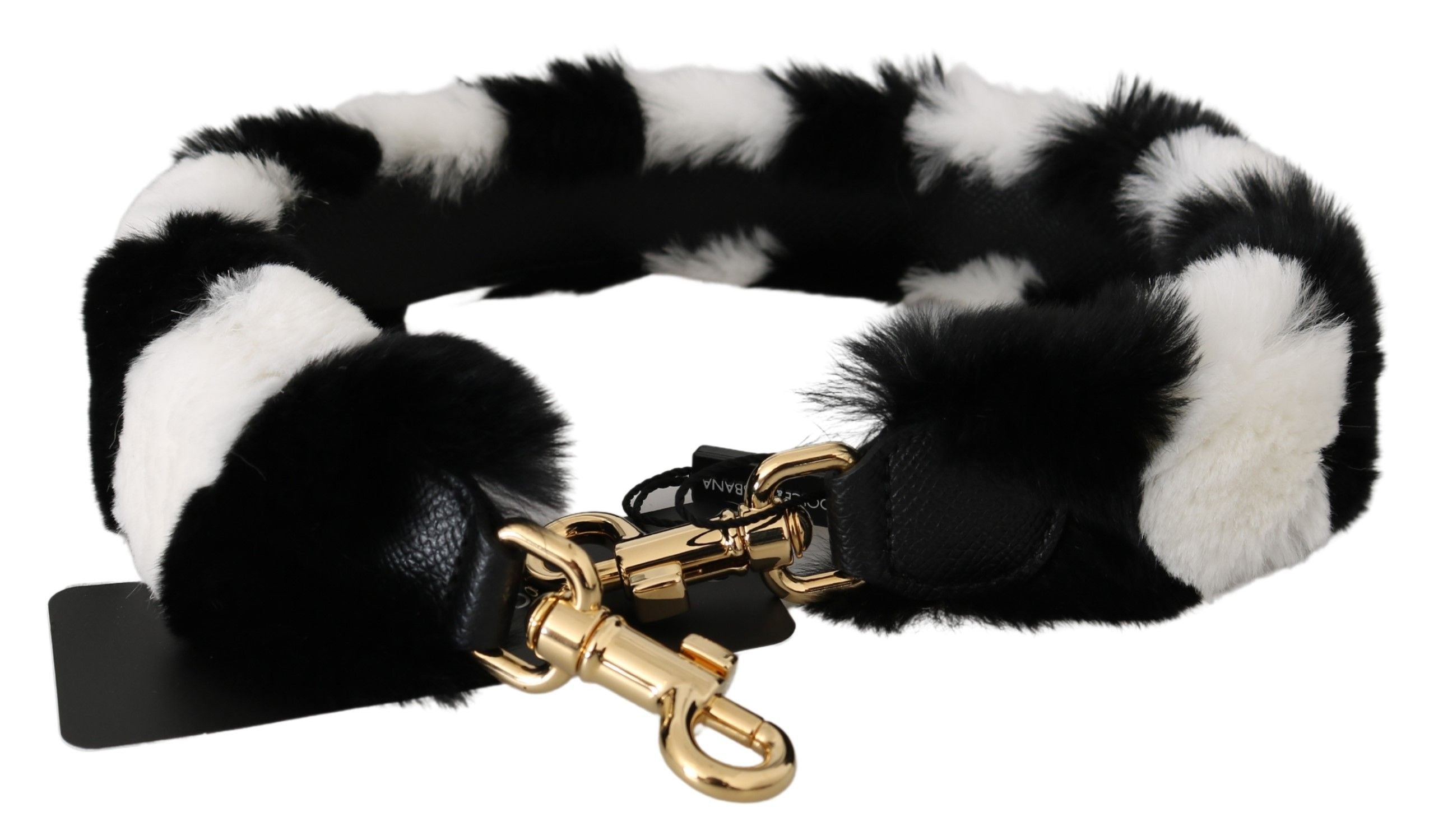 Accessoire Dolce & Gabbana Courroie noir blanc