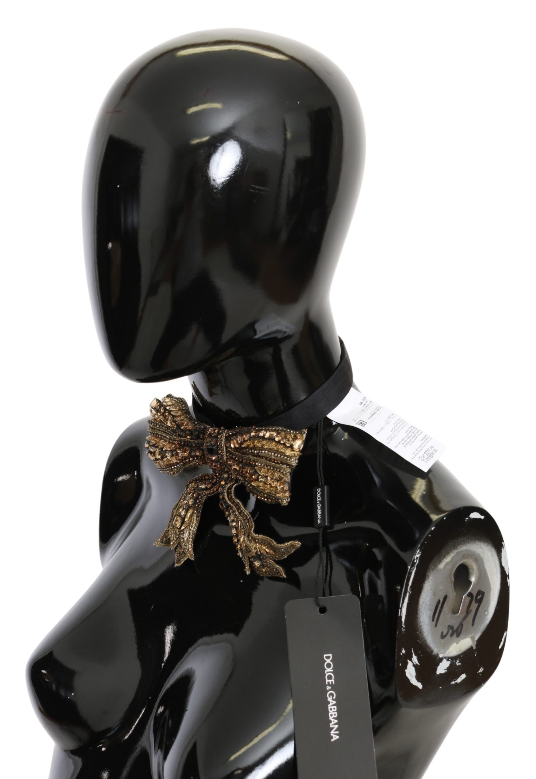 Nœud papillon Dolce & Gabbana argenté