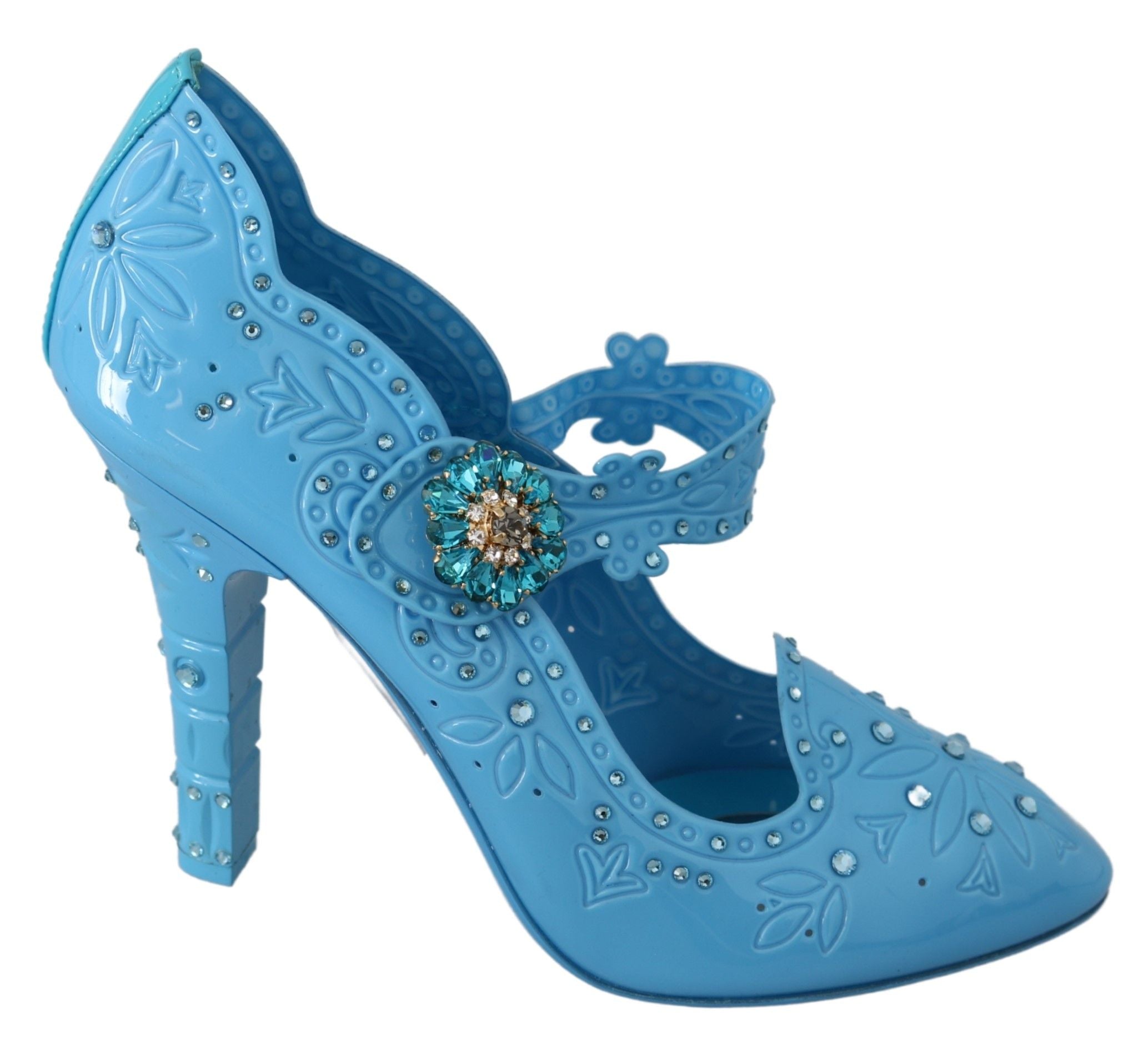Bottines Dolce & Gabbana Cinderella bleues