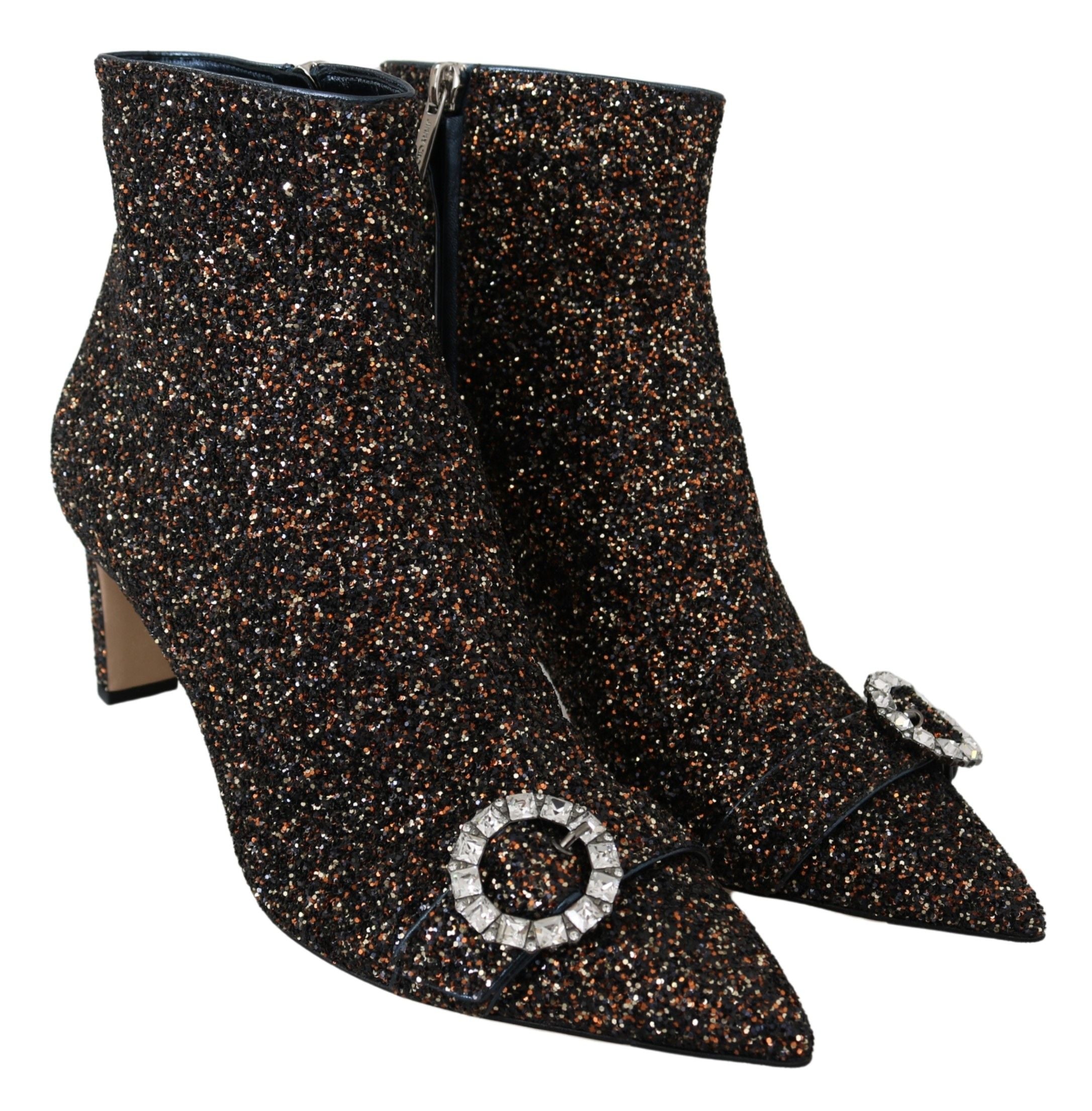 Bottines Jimmy Choo Hanover marron