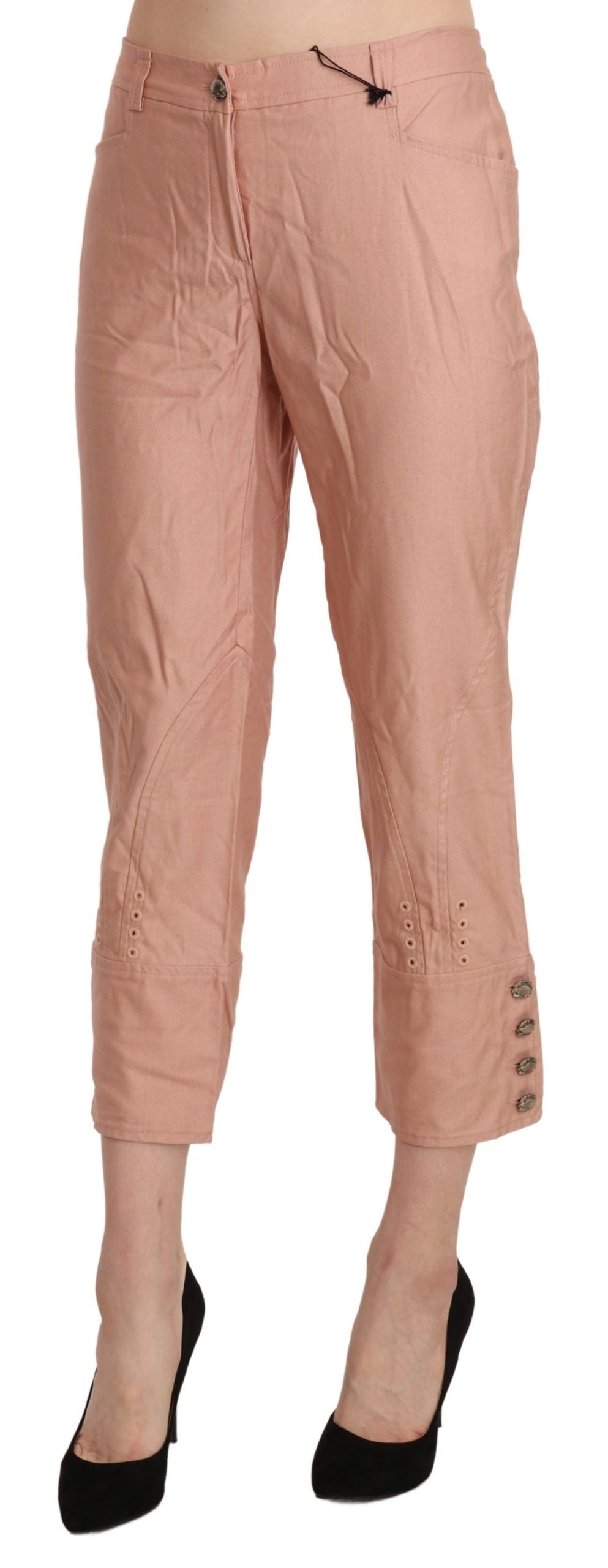 Pantalon Ermanno Scervino haute taille rose