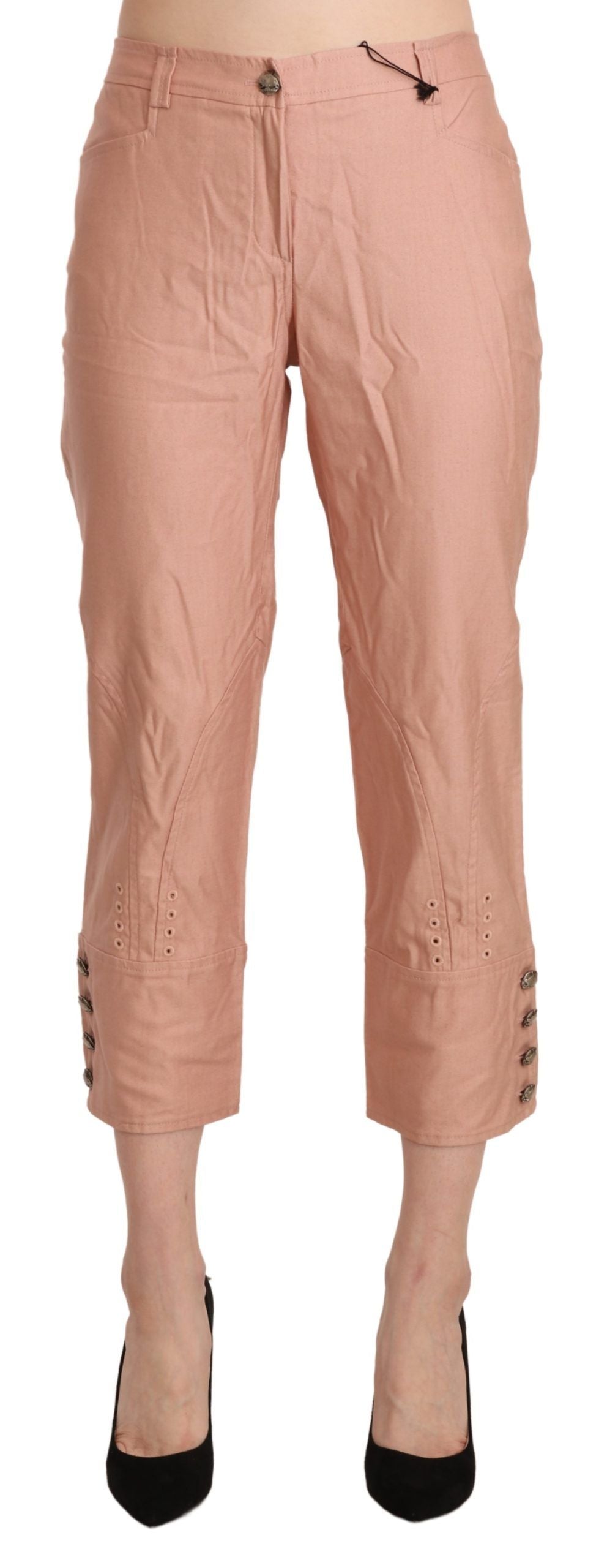 Pantalon Ermanno Scervino haute taille rose