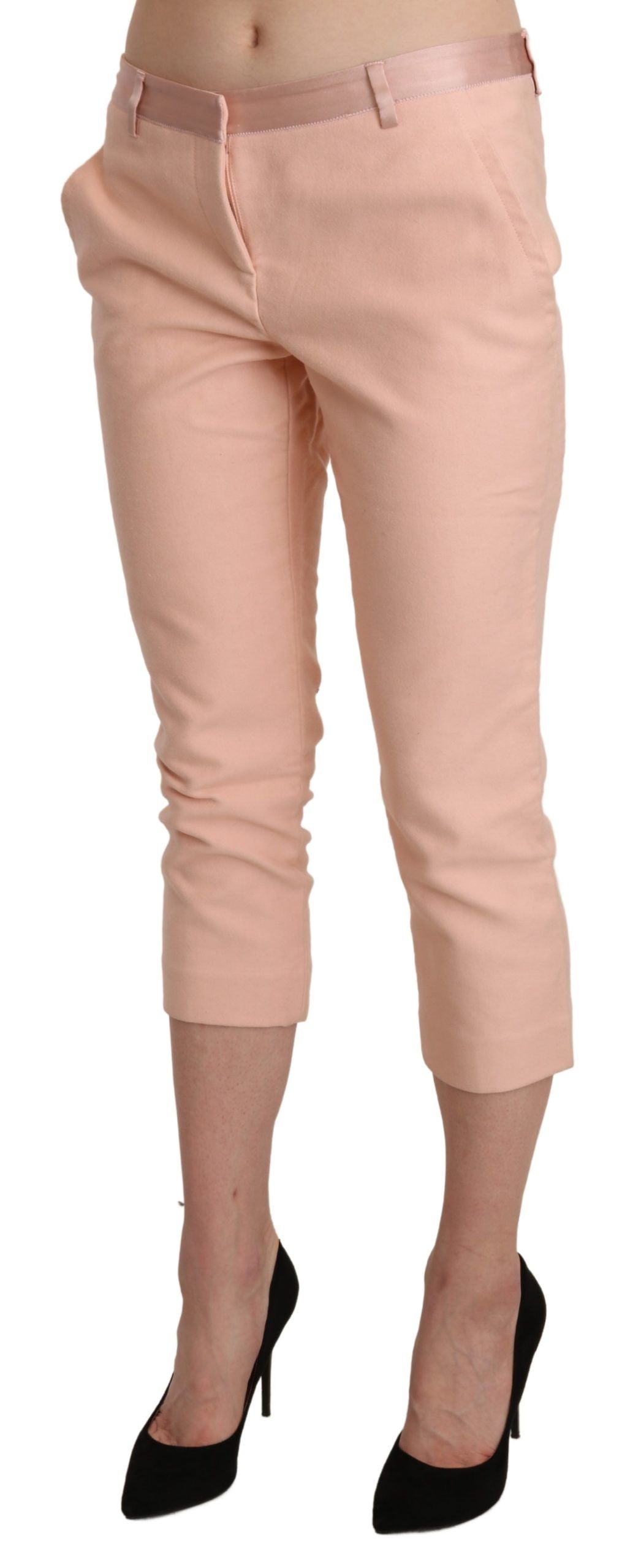 Pantalon Ermanno Scervino cropped rose